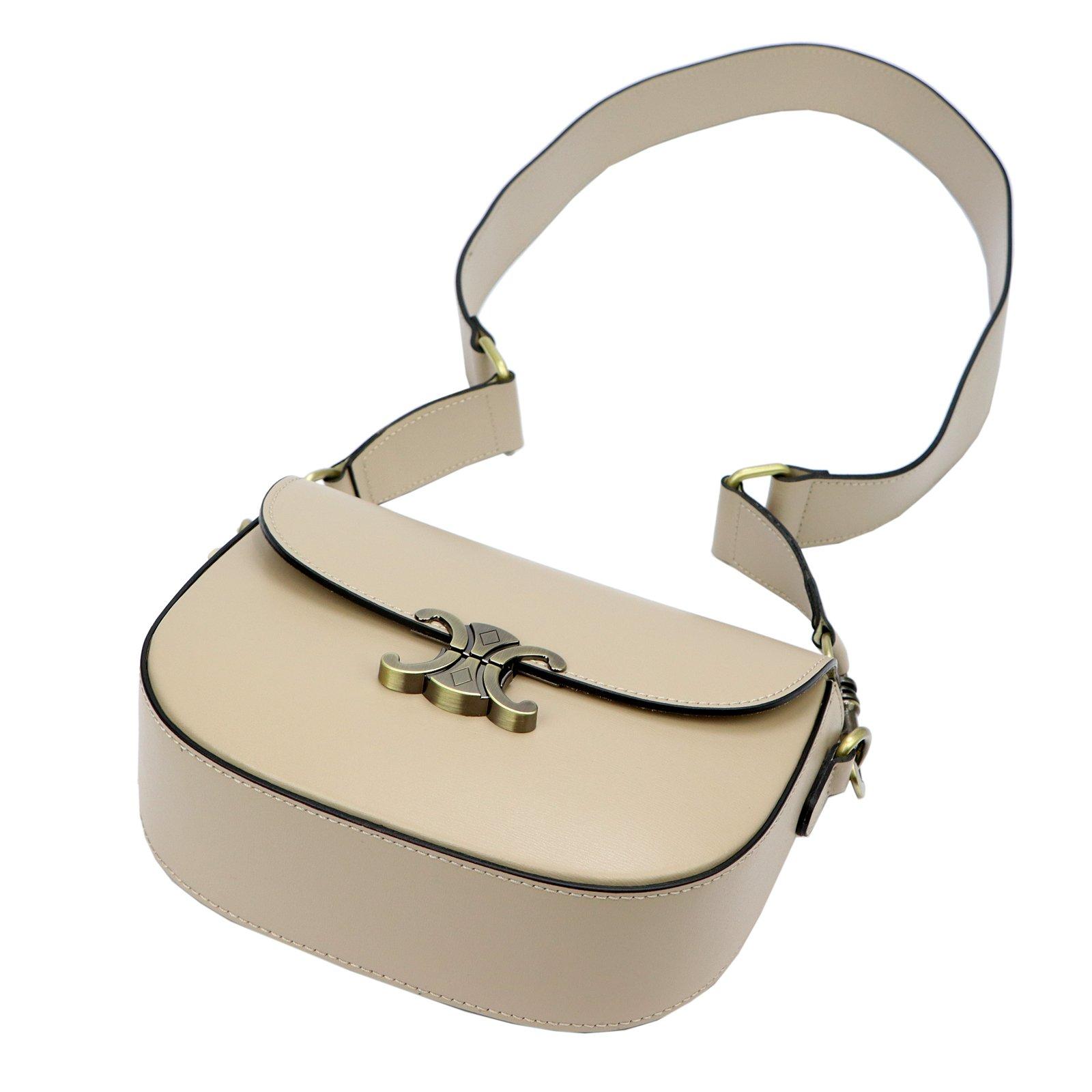 LUKA béžová crossbody kabelka s ozdobou, Dollaro