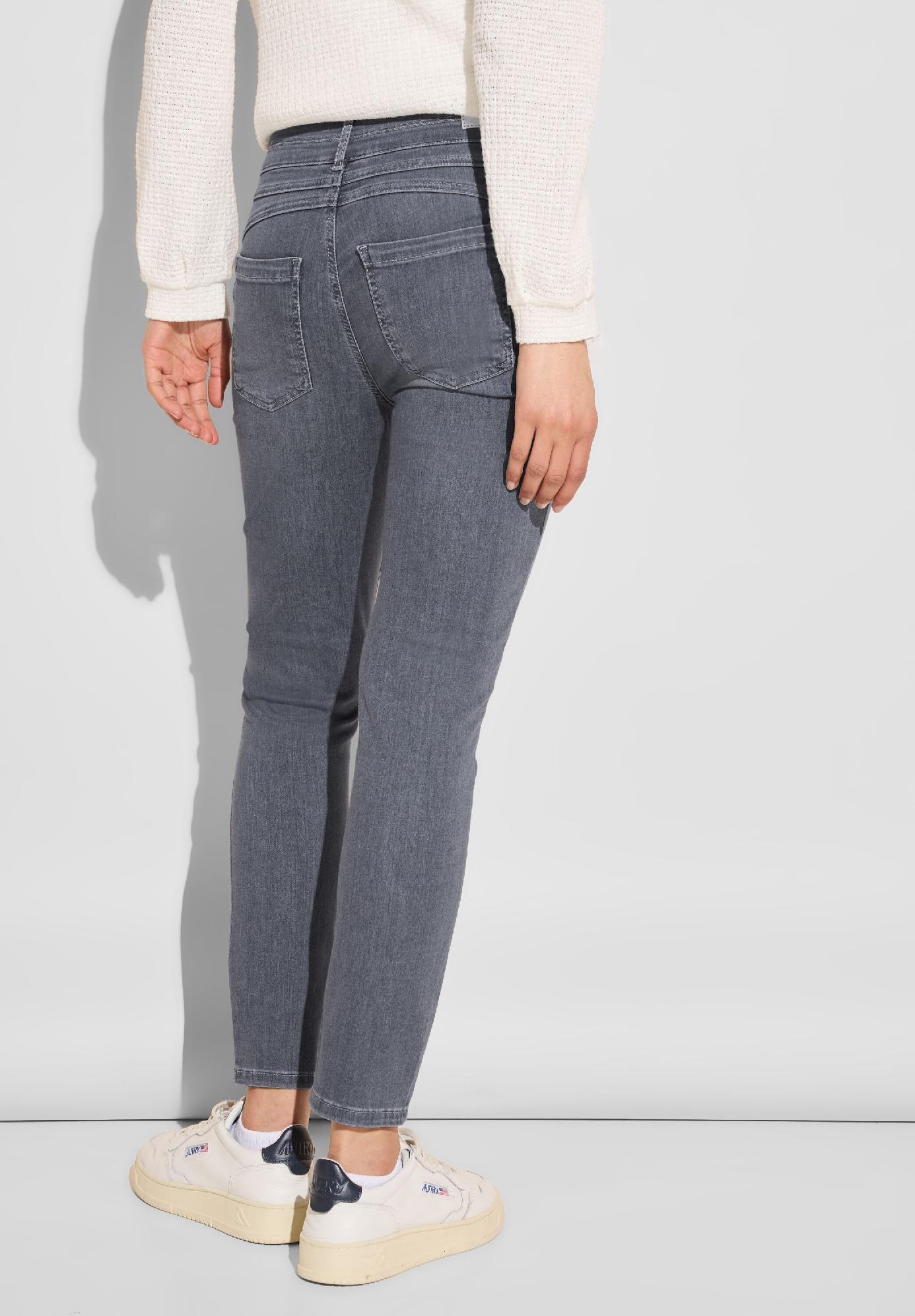 Street One slim fit džínsy YORK, šed