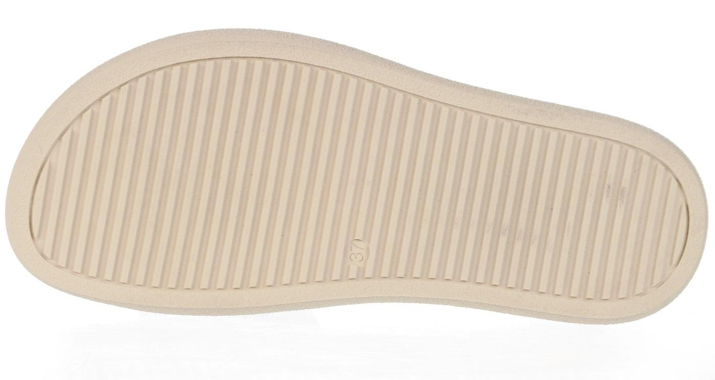 OLIVIA SHOES zlaté štýlové šľapky s okrúhlou ozdobou