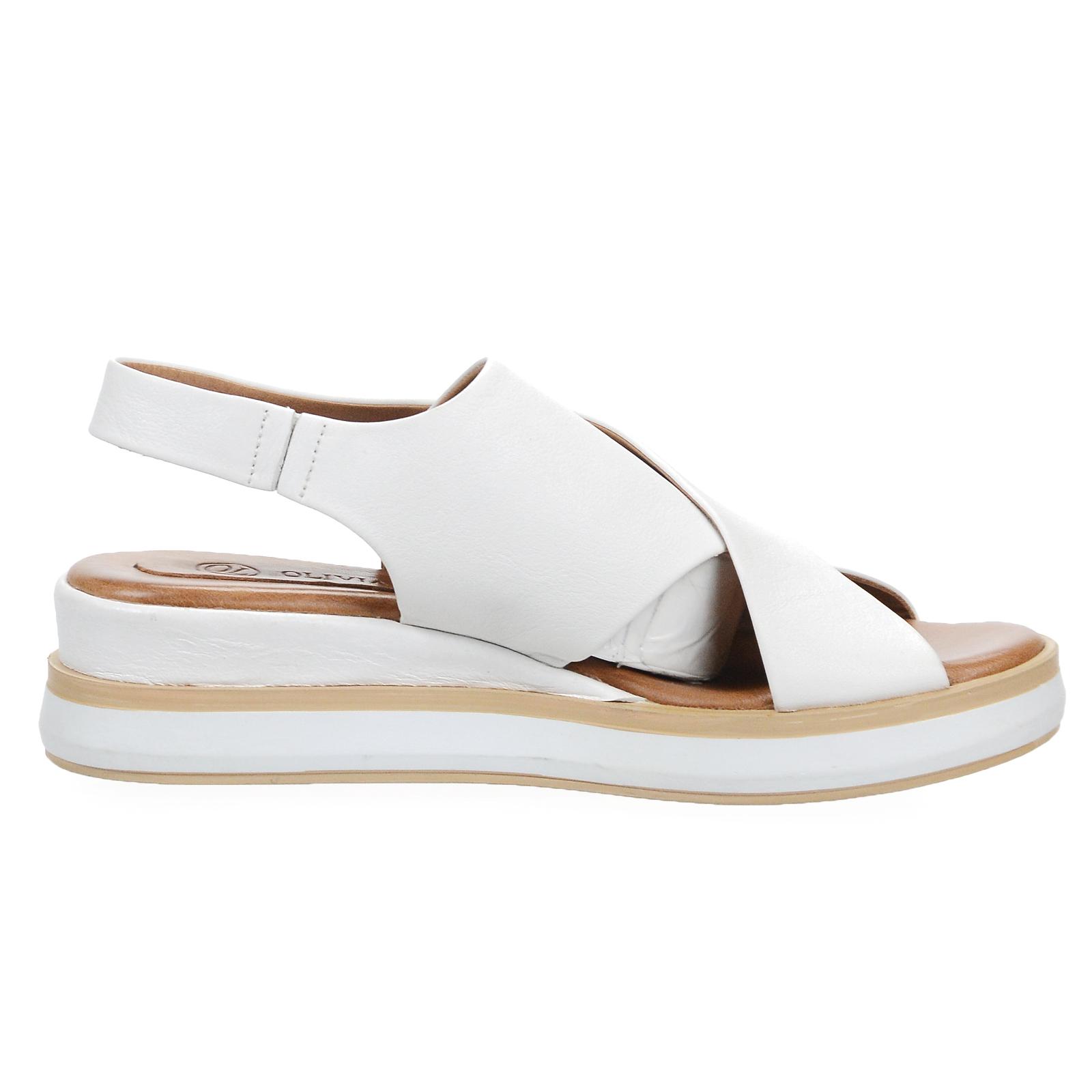 OLIVIA SHOES béžové pohodlné sandlále