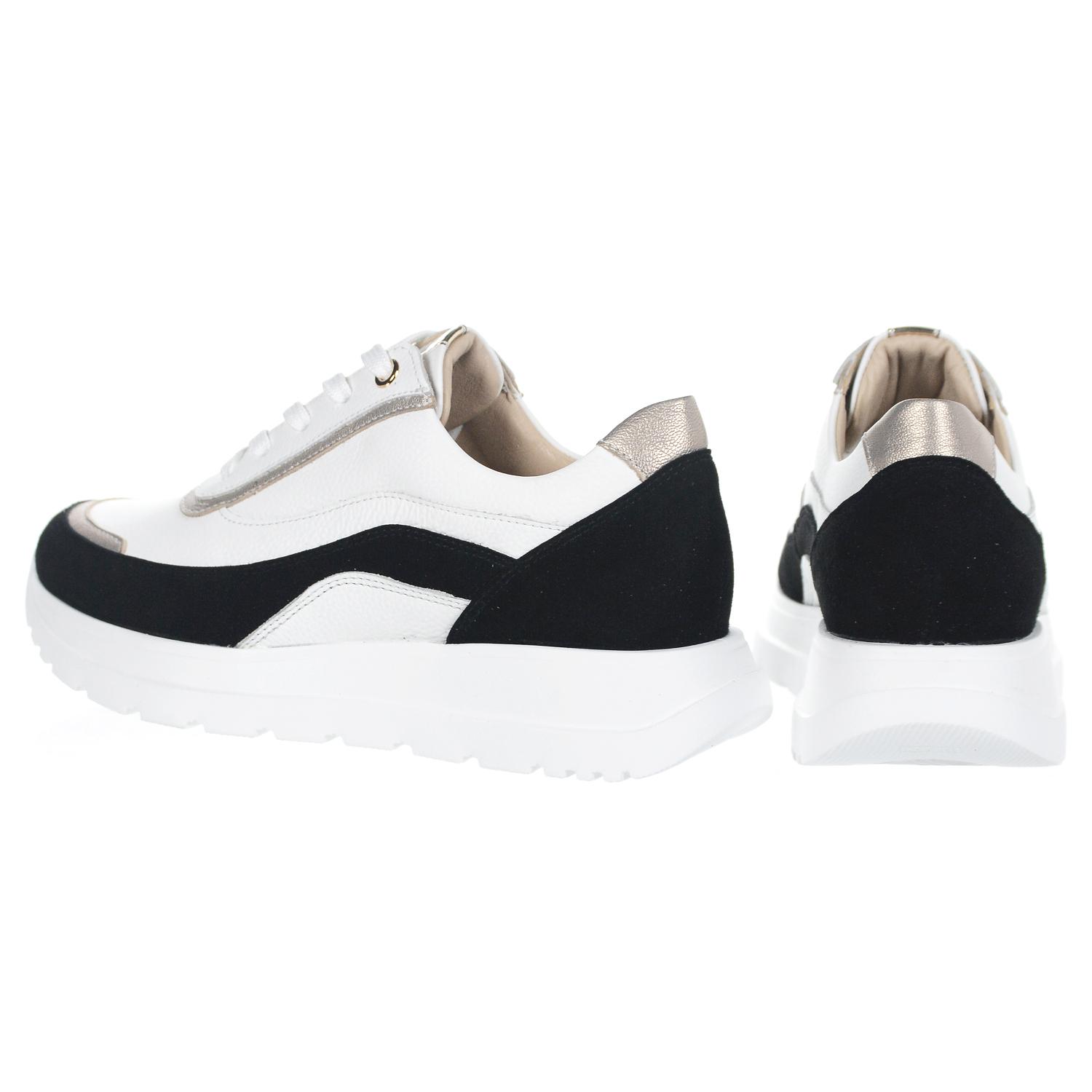 OLIVIA SHOES POHODLNÉ BIELO-ČIERNE TENISKY