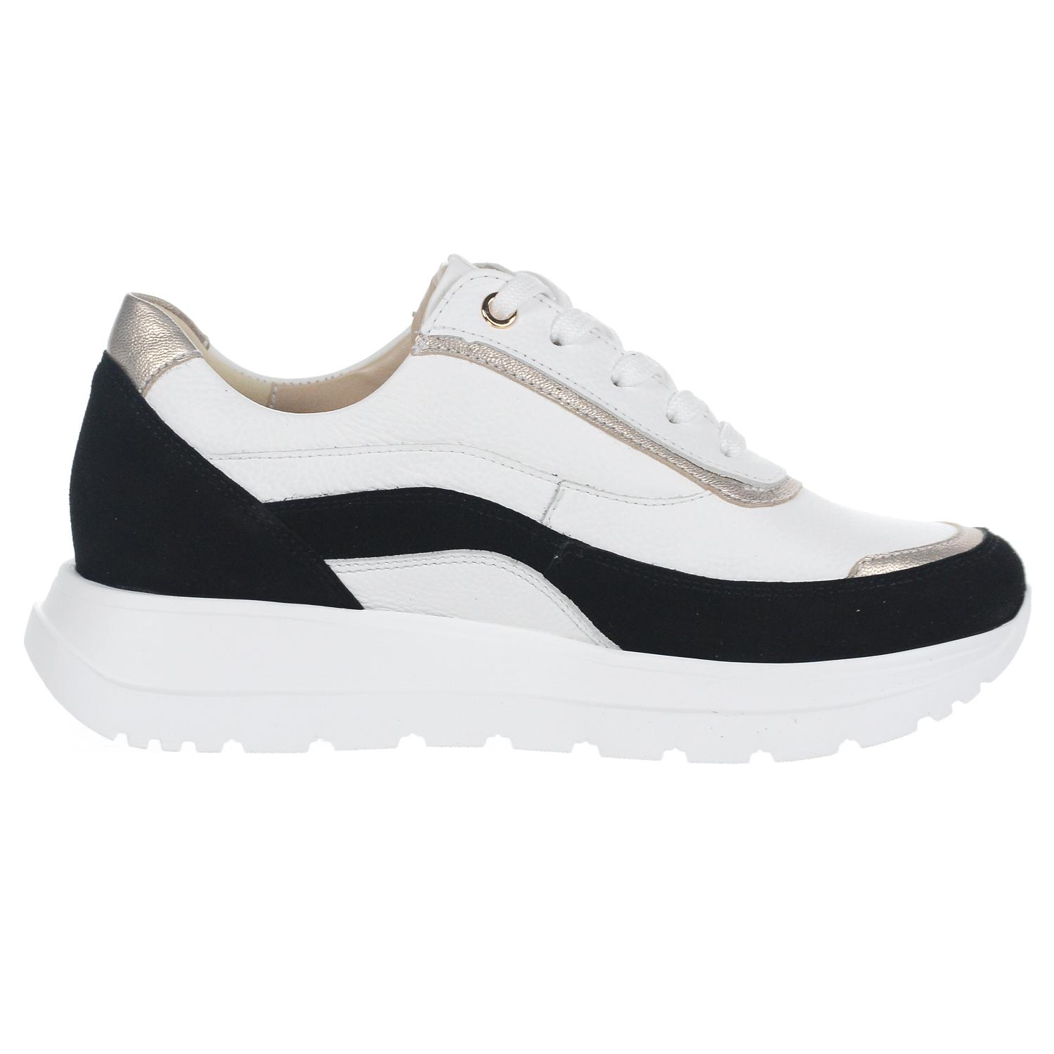 OLIVIA SHOES POHODLNÉ BIELO-ČIERNE TENISKY