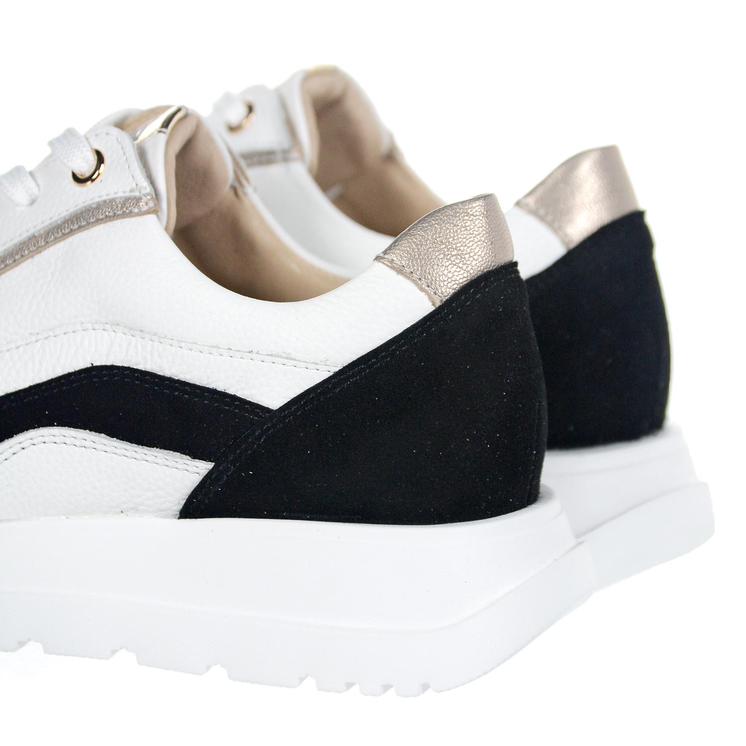 OLIVIA SHOES POHODLNÉ BIELO-ČIERNE TENISKY