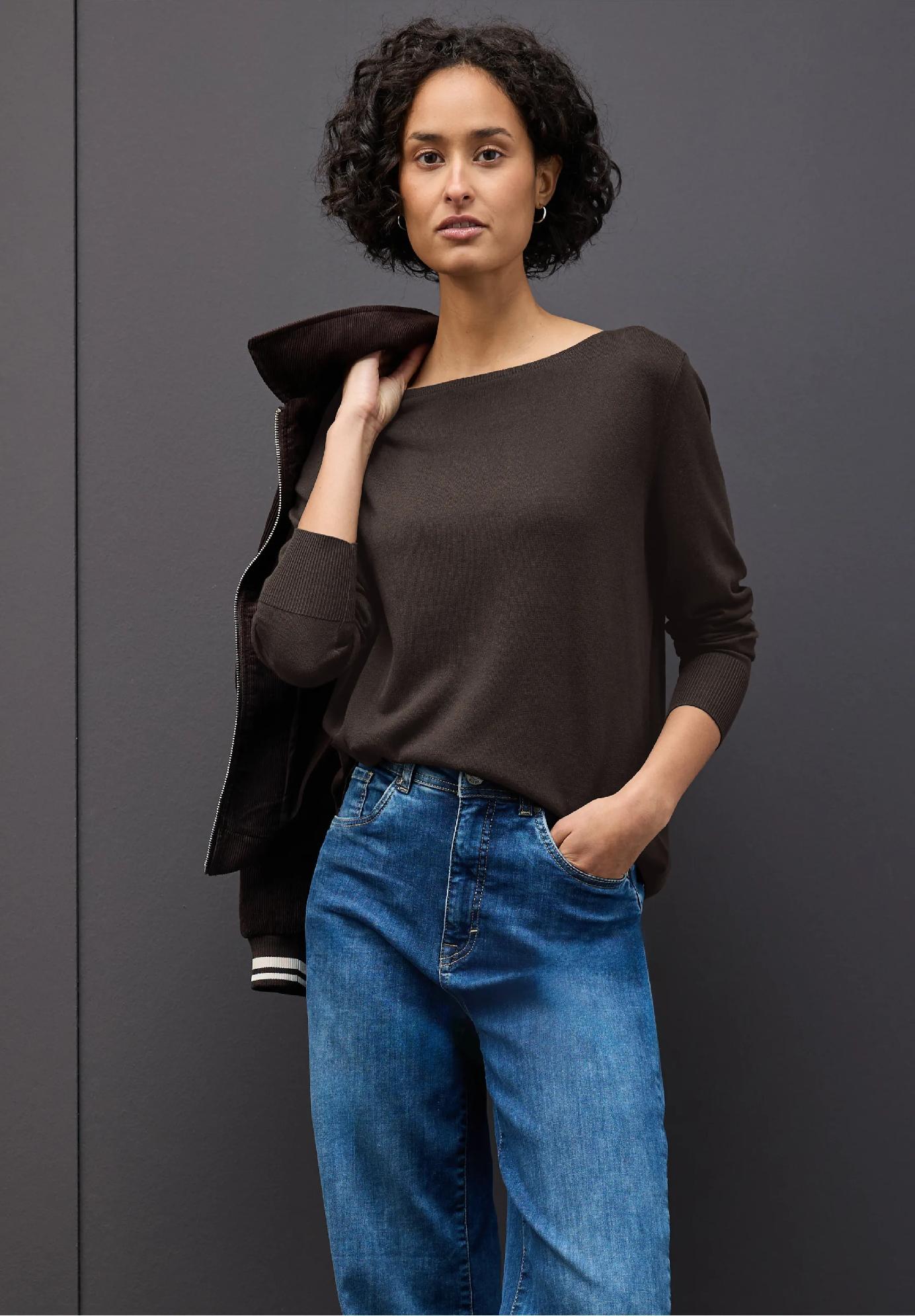 Street One základný sveter, hne