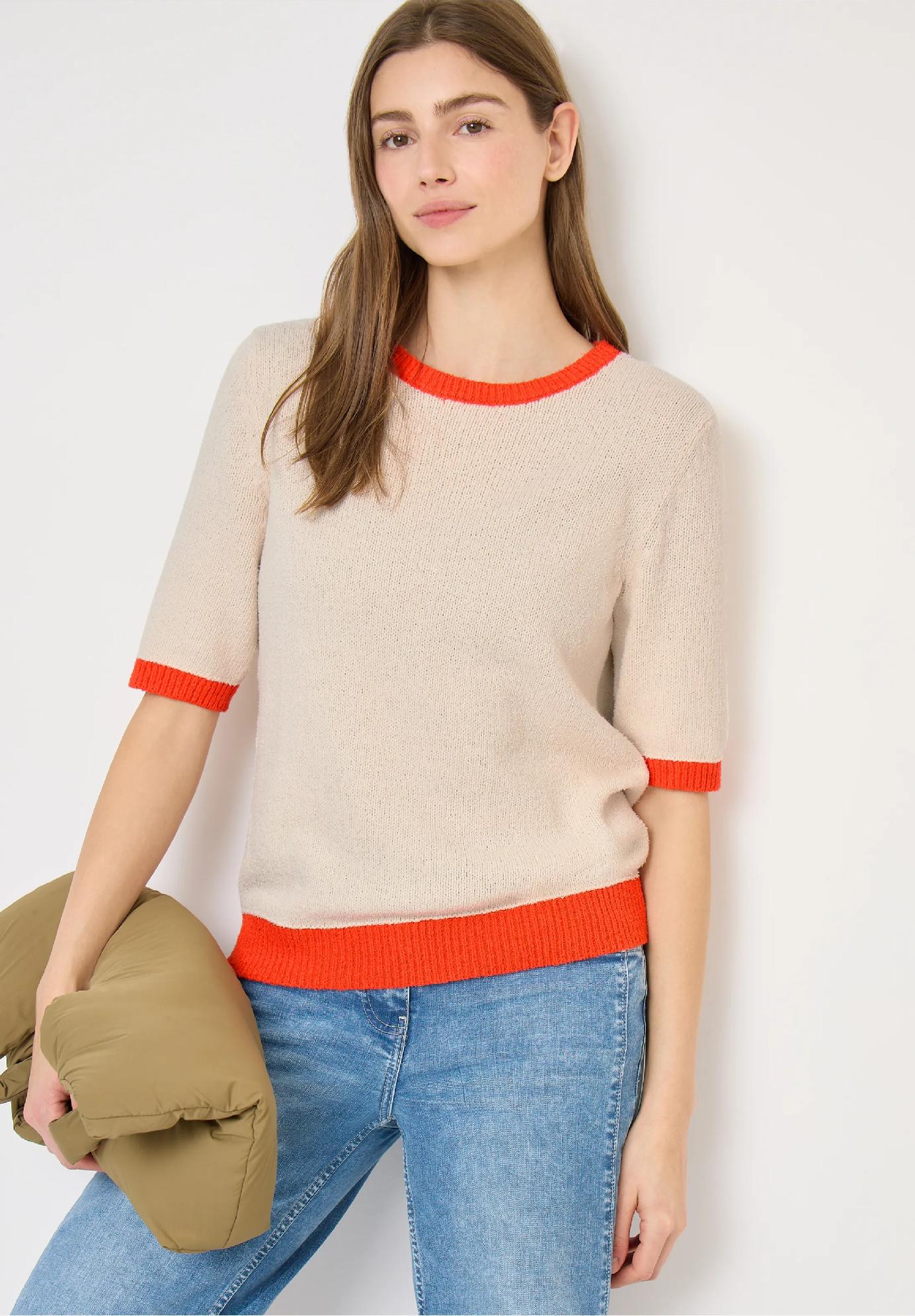 CECIL bouclé sveter 