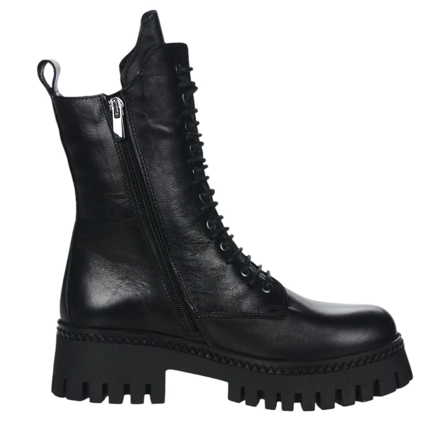 OLIVIA SHOES čierne jednoduché zateplené workery