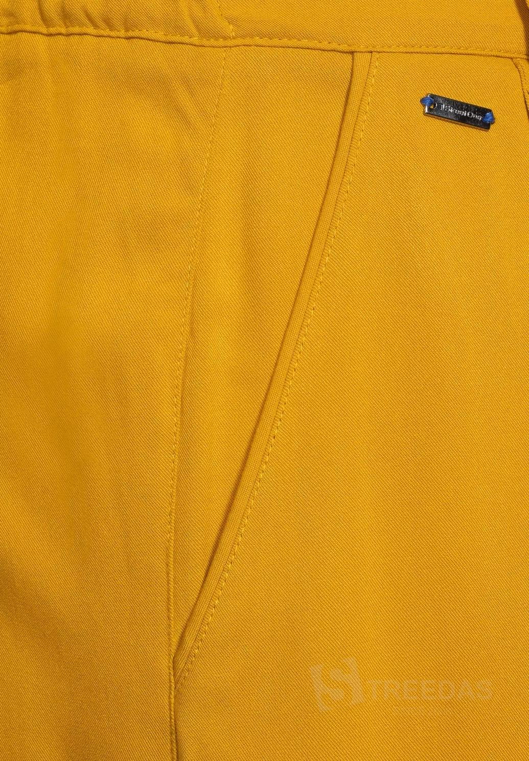 Street One široké voľné nohavice, žlté