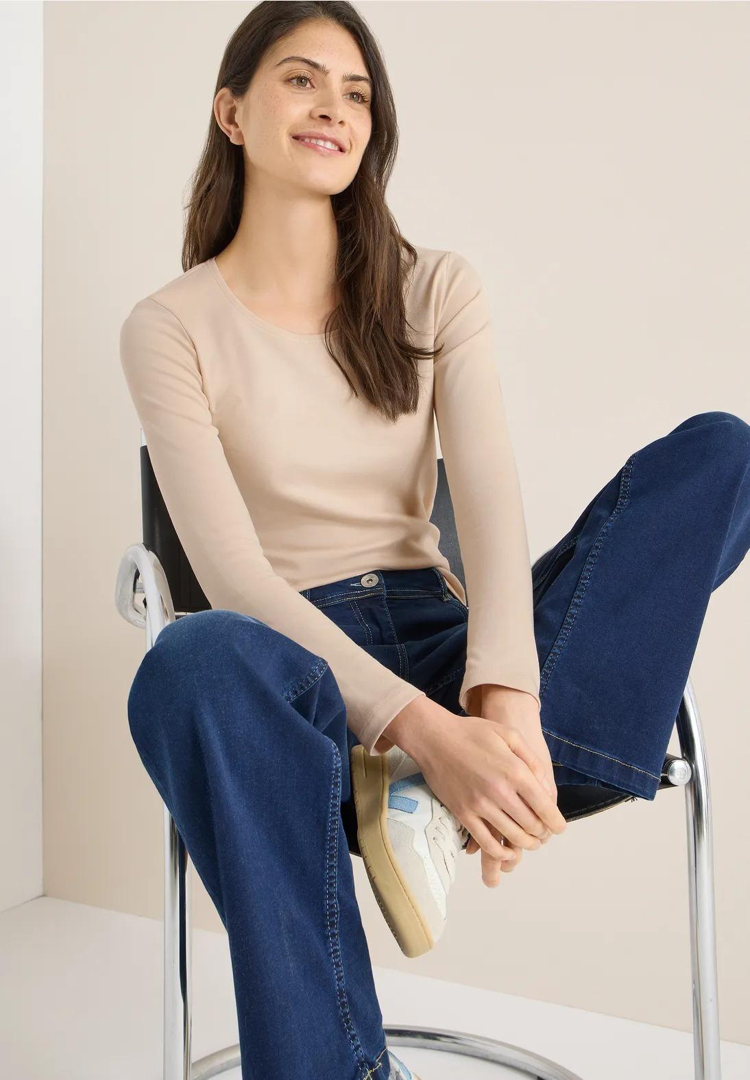 CECIL tričko s dlhým rukávom PIA, smo