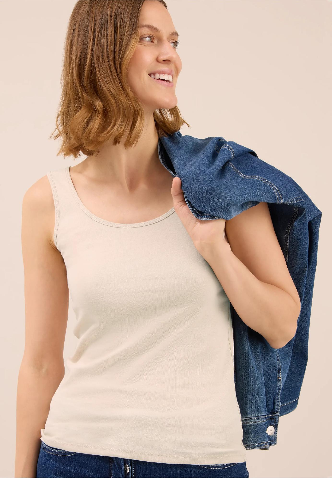 CECIL tielko / top LINDA, bež