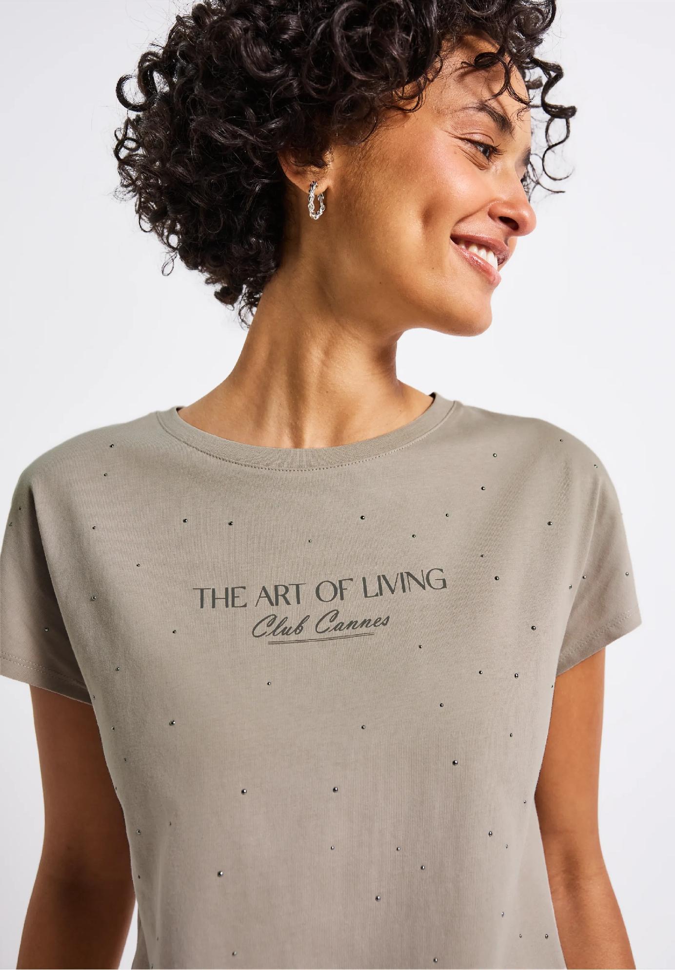 Street One tričko s kamienkami