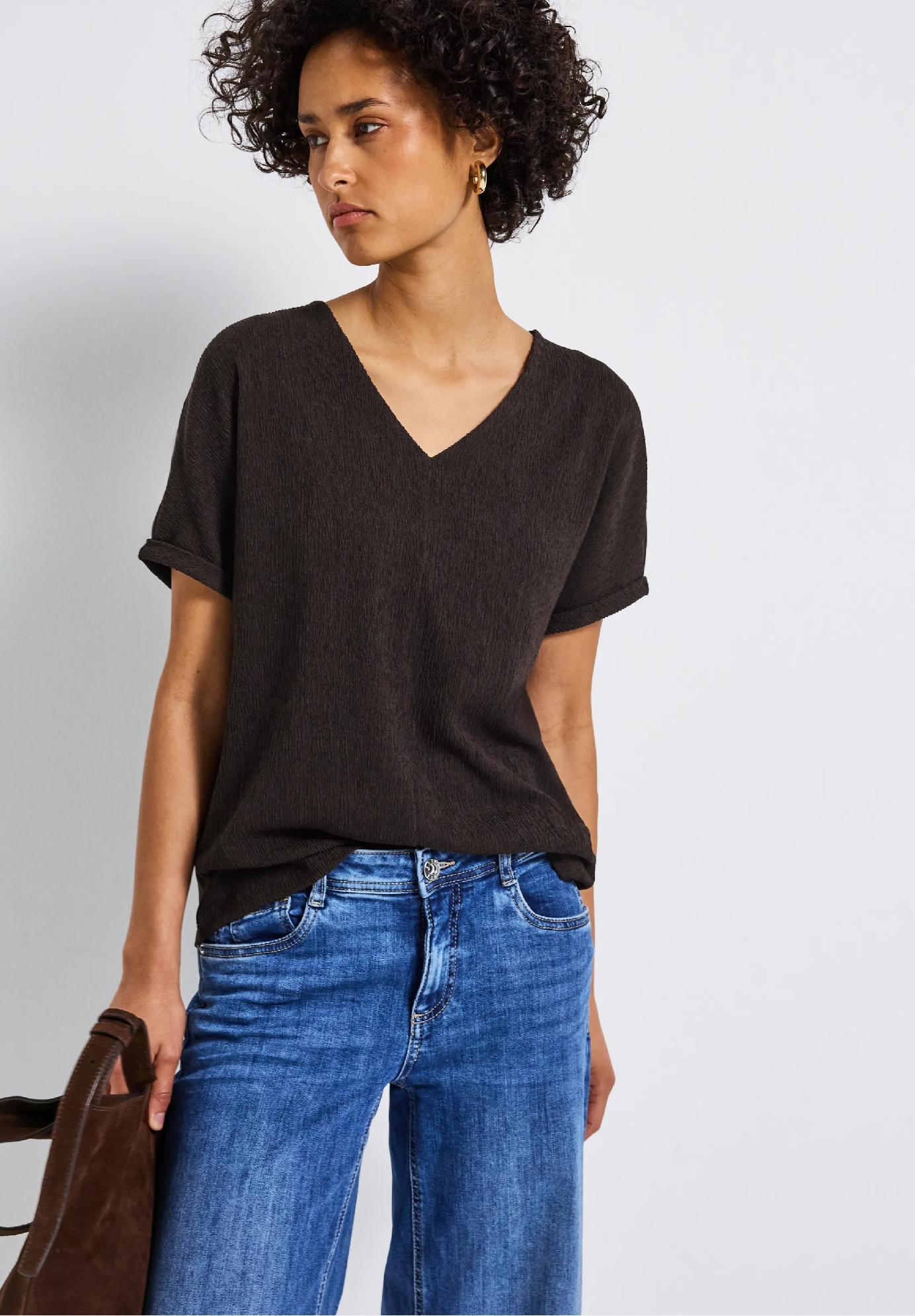 Street One textúrované tričko