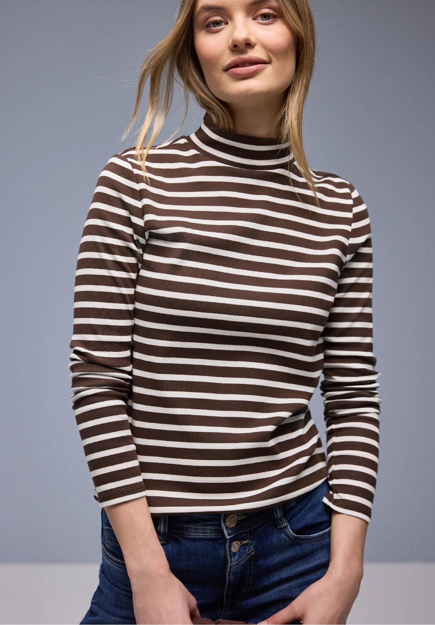 Street One pruhované tričko, hned