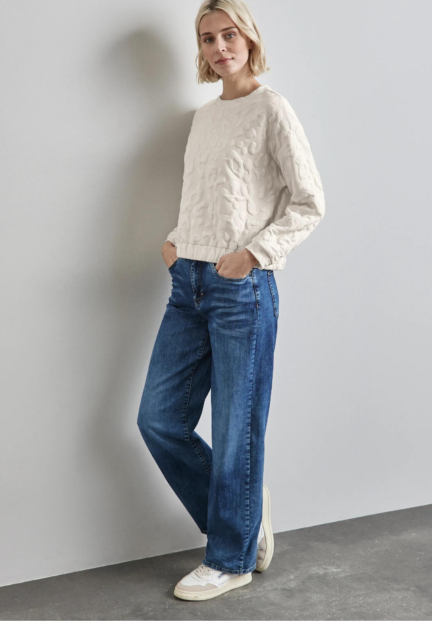 Street One oversize mikina leo, bie