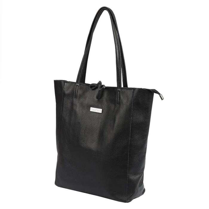 Dámska kožená kabelka v štýle SHOPPER BAG