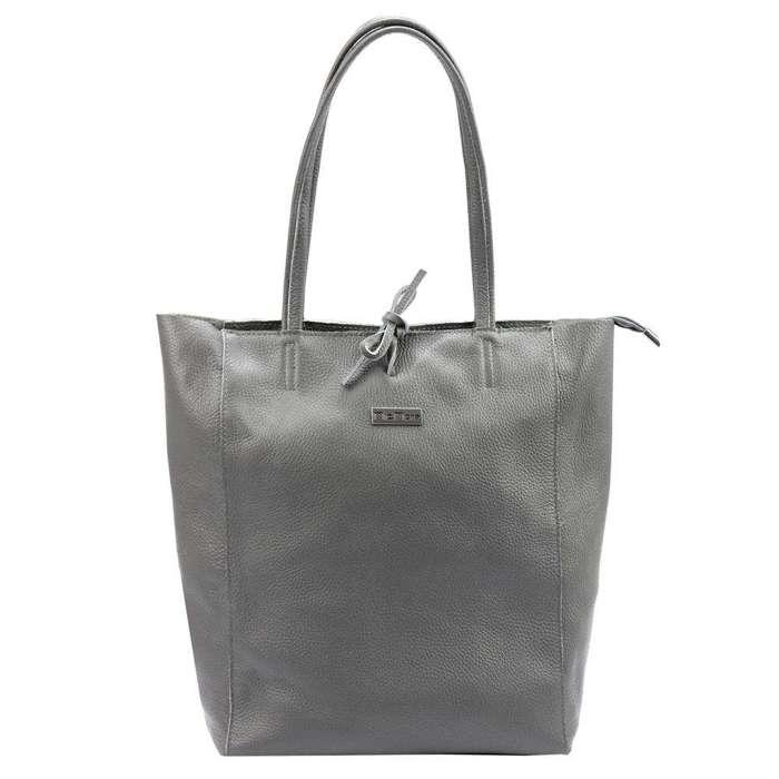 Dámska kožená kabelka v štýle SHOPPER BAG