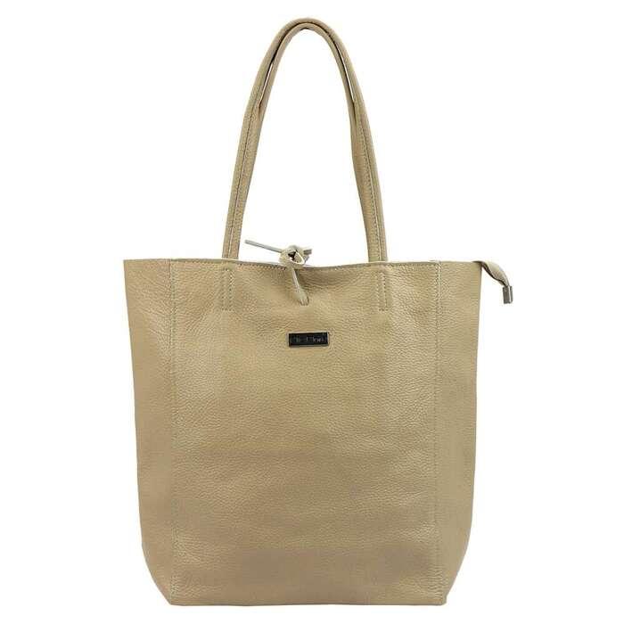 Dámska kožená kabelka v štýle SHOPPER BAG