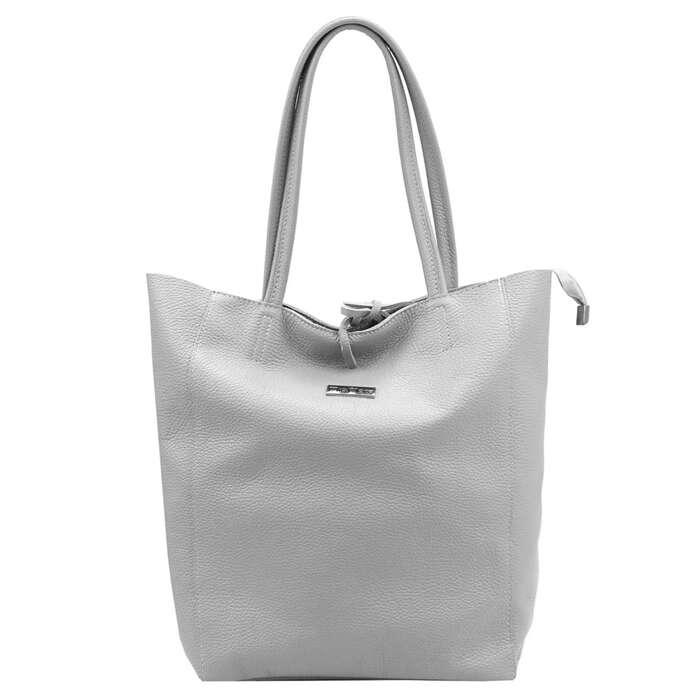 Dámska kožená kabelka v štýle SHOPPER BAG