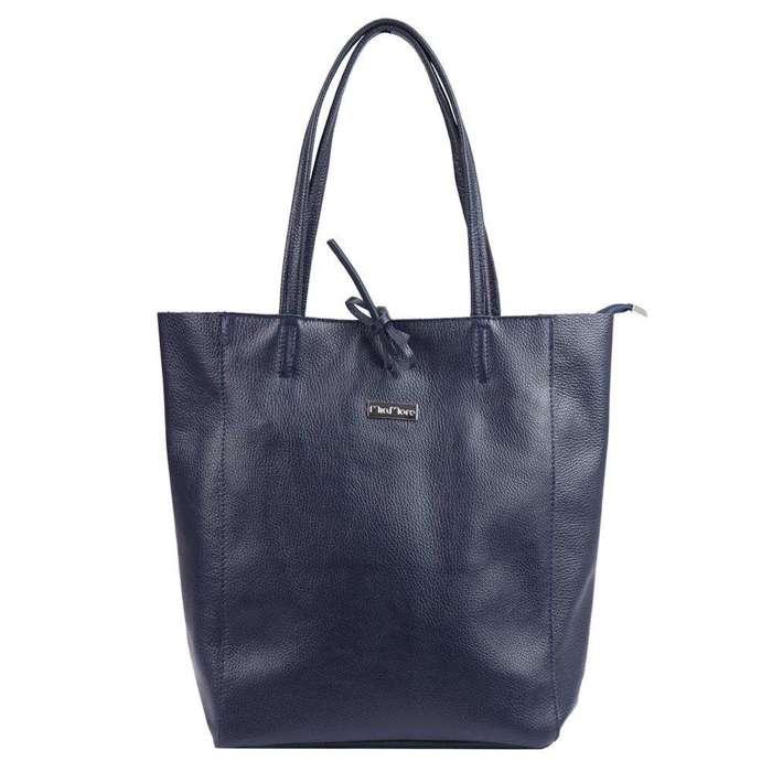 Dámska kožená kabelka v štýle SHOPPER BAG