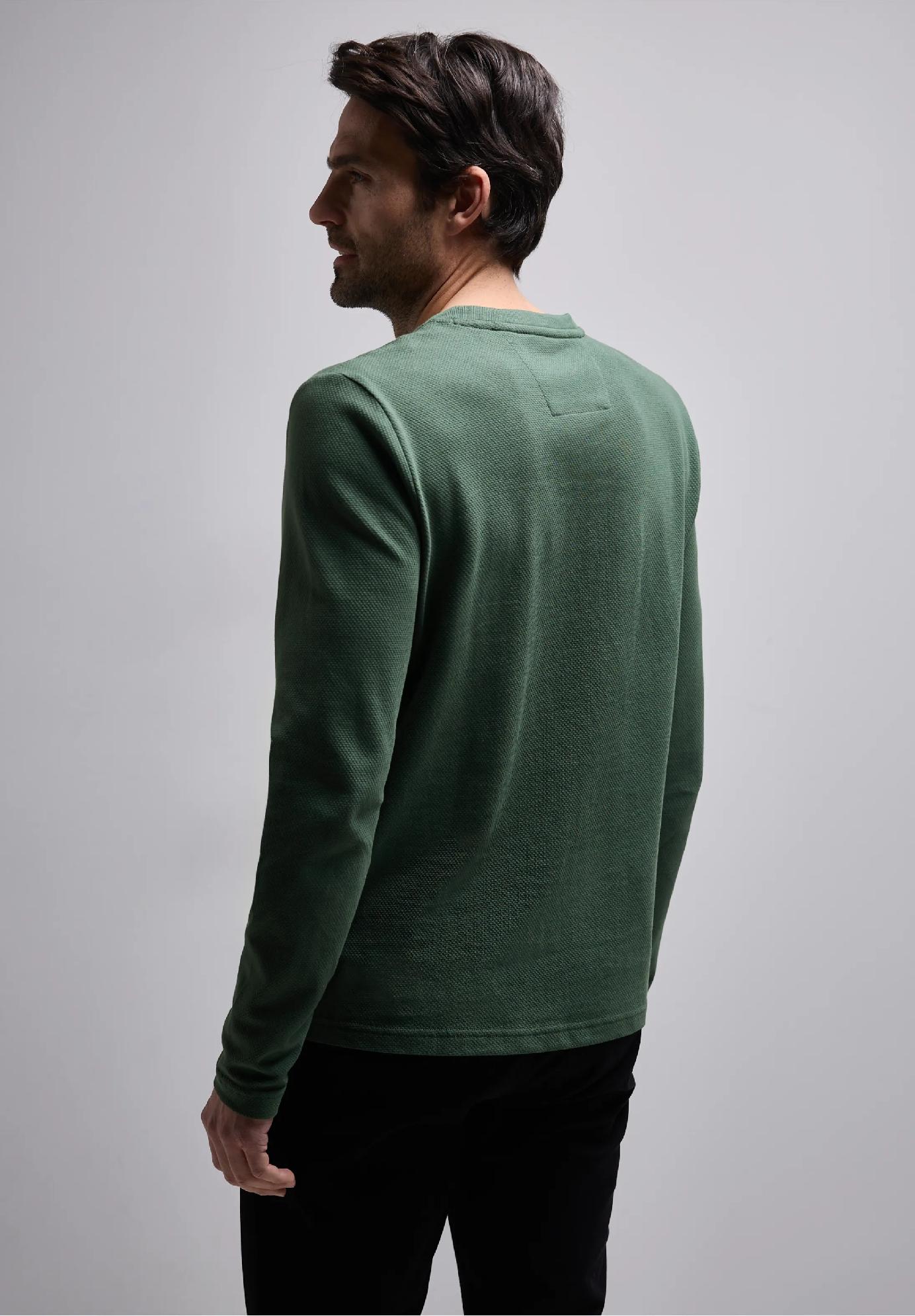 Street One MEN Henley tričko, zel