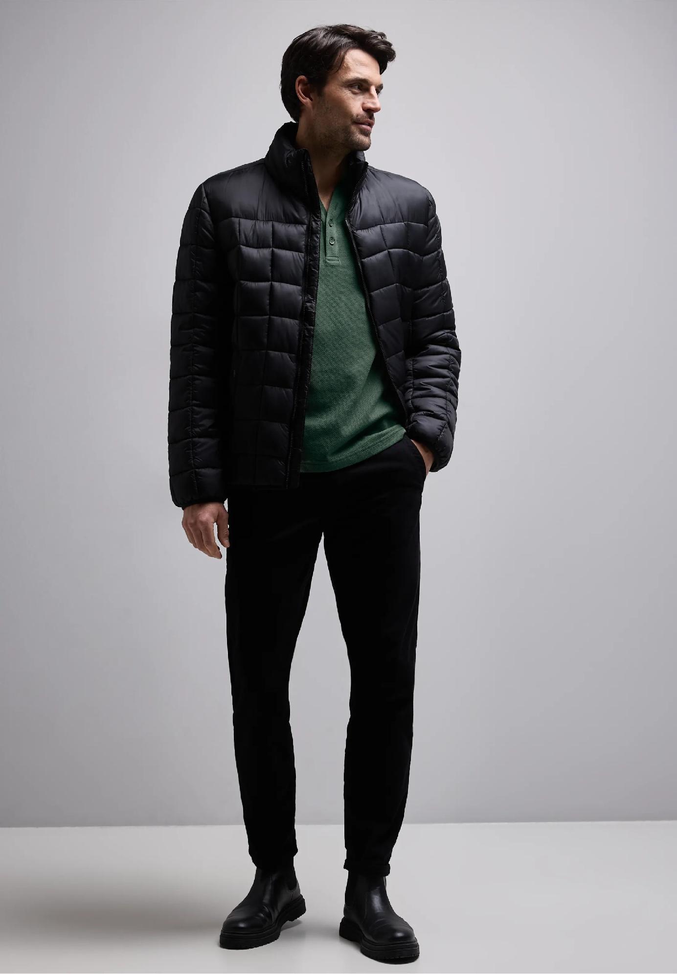 Street One MEN Henley tričko, zel