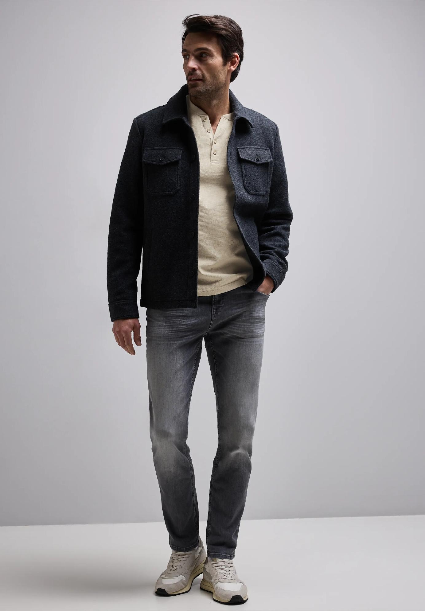 Street One MEN Henley tričko, bež