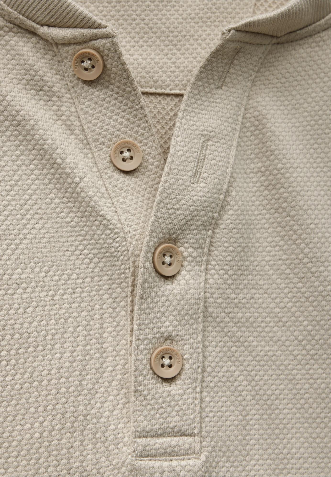Street One MEN Henley tričko, bež