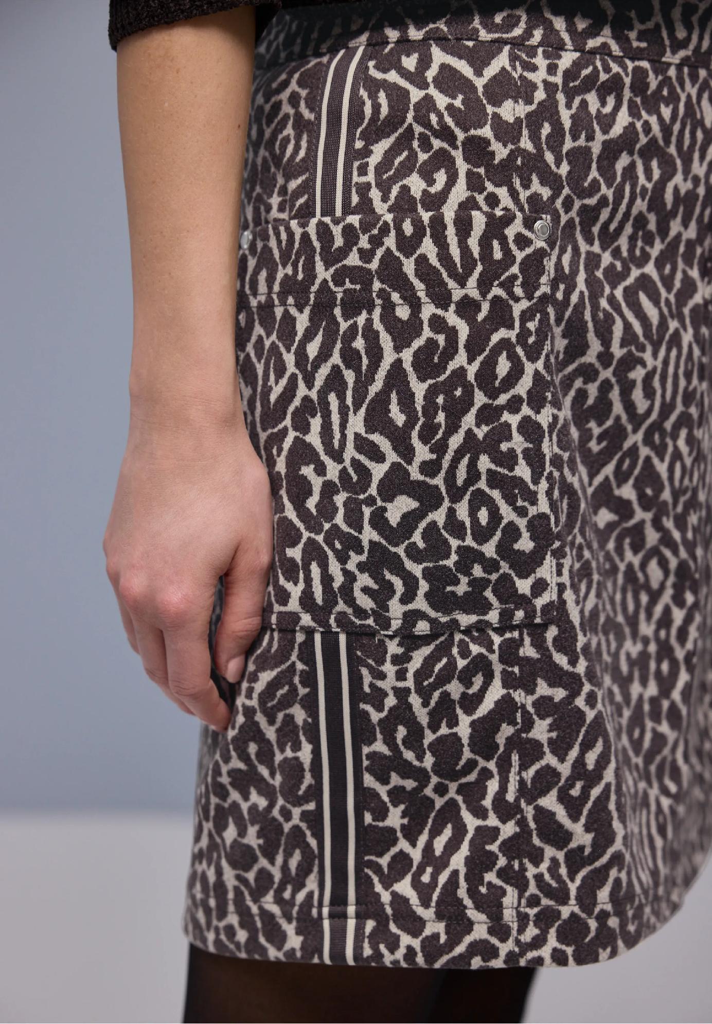 Street One sukňa s leopardím vzorom MAJA