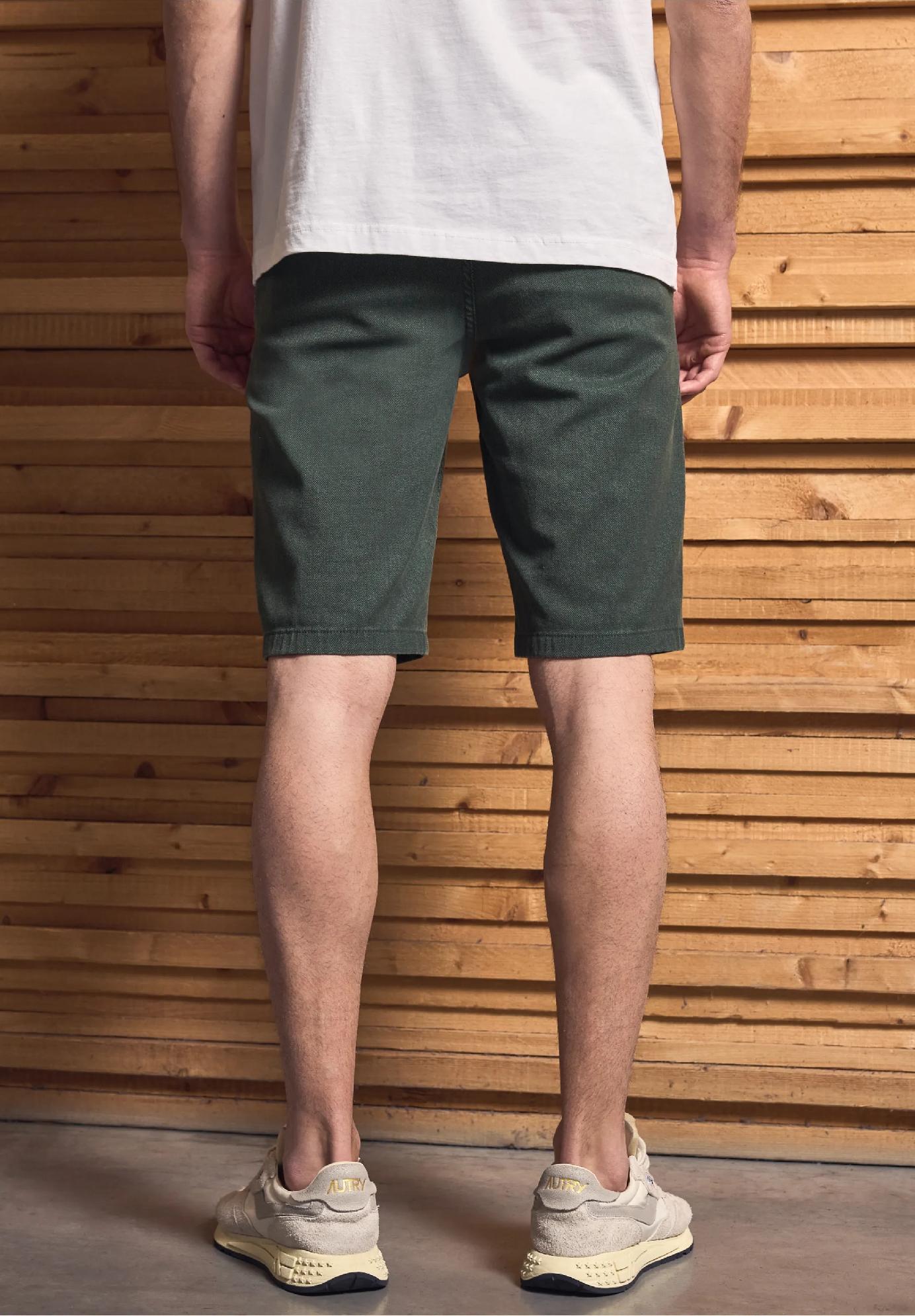 Street One MEN chino šortky so štruktúrou, zel