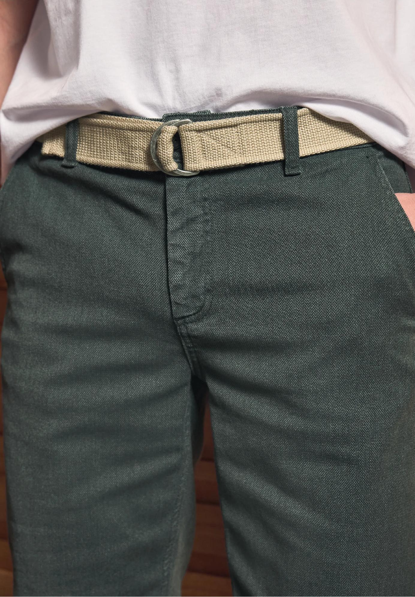 Street One MEN chino šortky so štruktúrou, zel