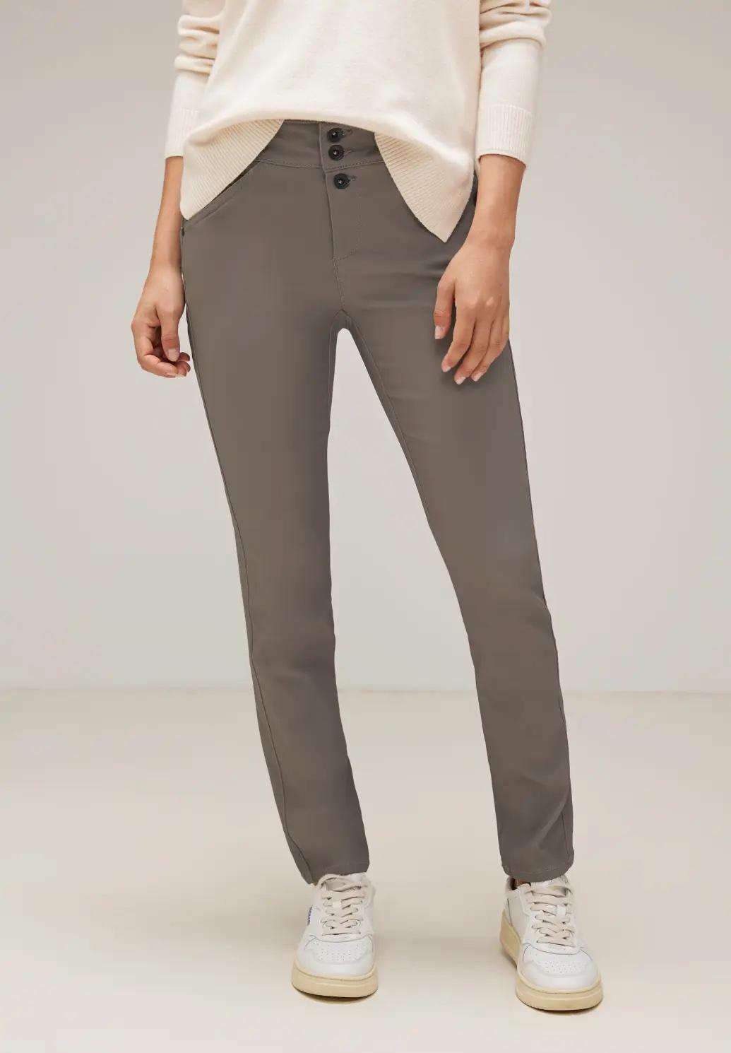 Street One caoting slim fit nohavice YORK, bez