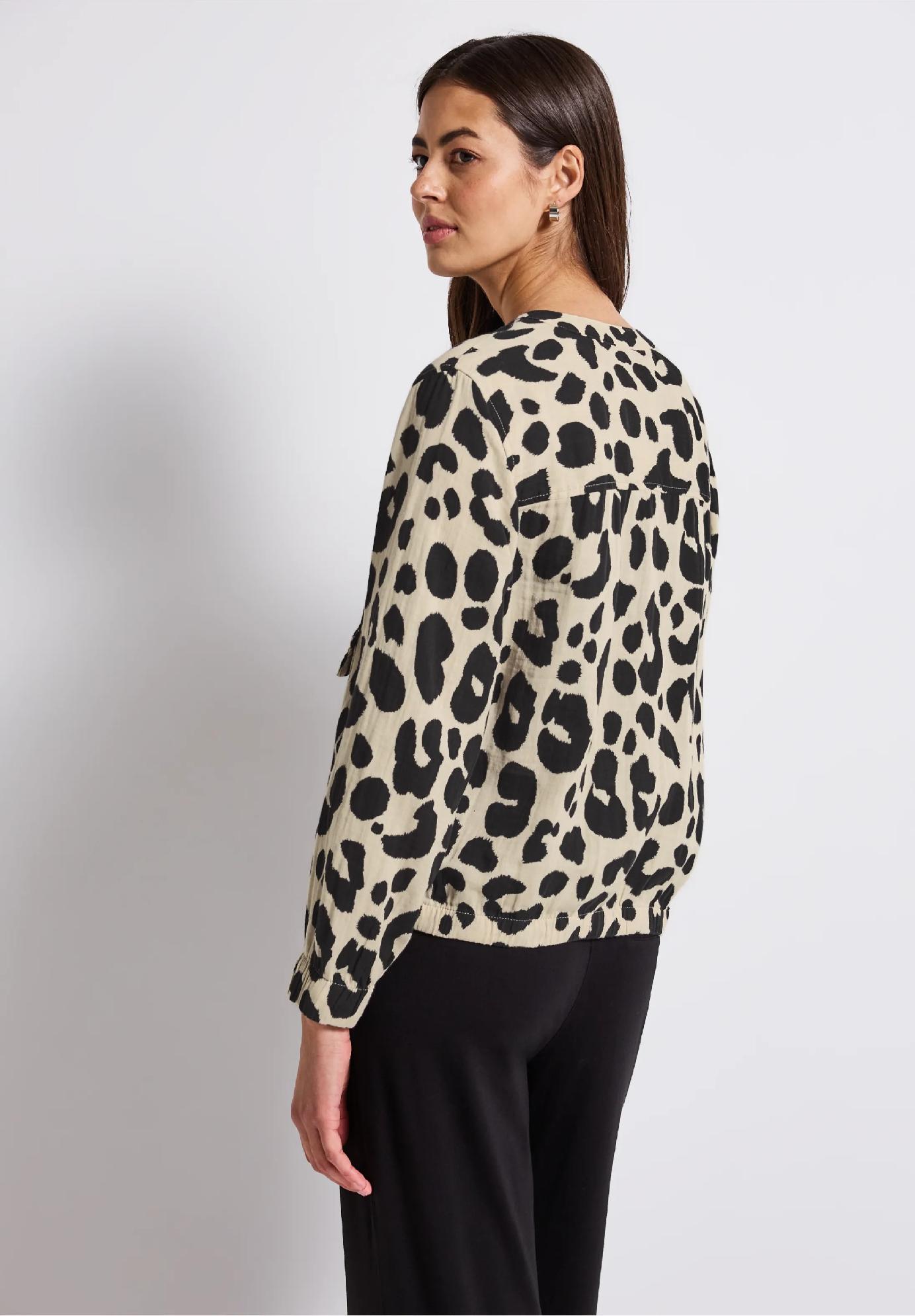 Street One vzorovaný mušelínový bluzón