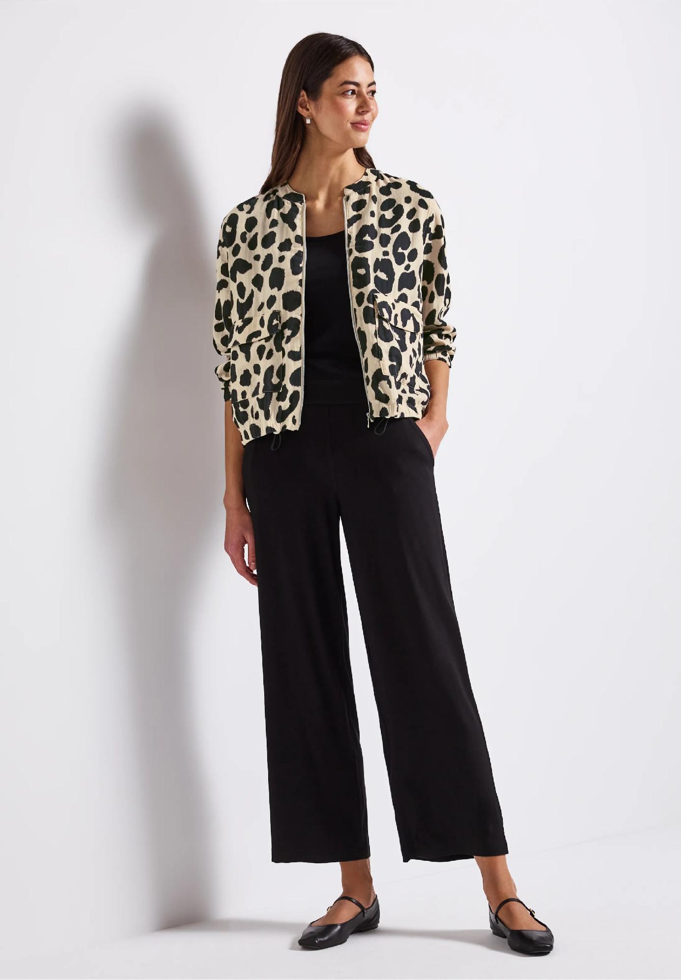 Street One vzorovaný mušelínový bluzón