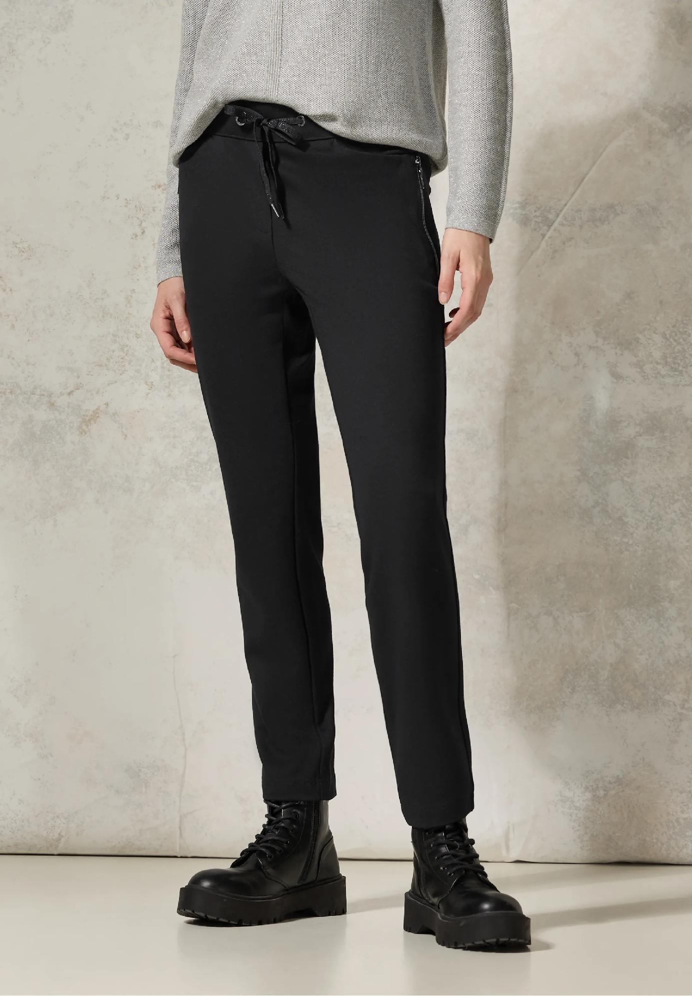 CECIL nohavice s detailmi na zips TRACEY, čie