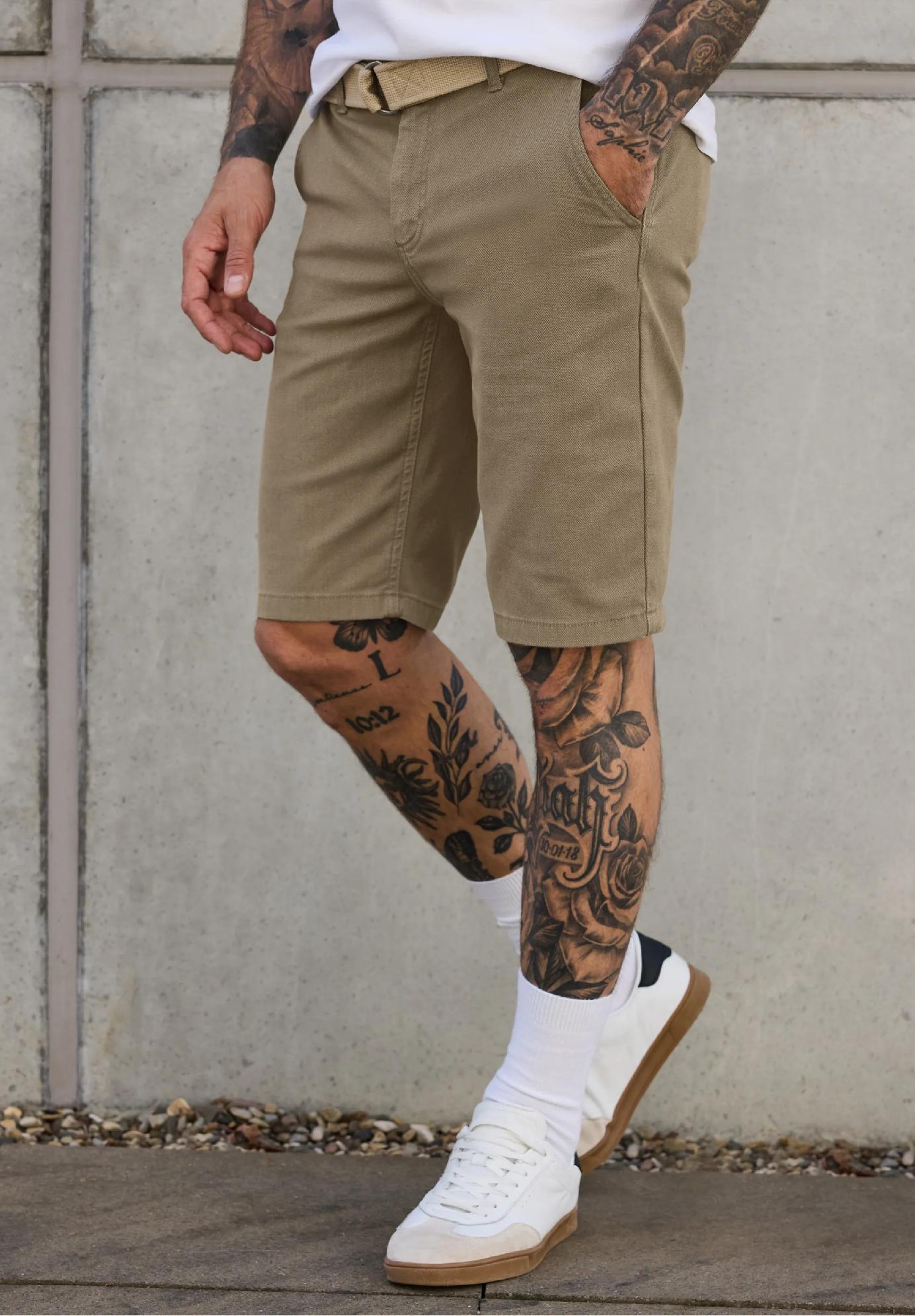 Street One MEN chino šortky so štruktúrou, pie