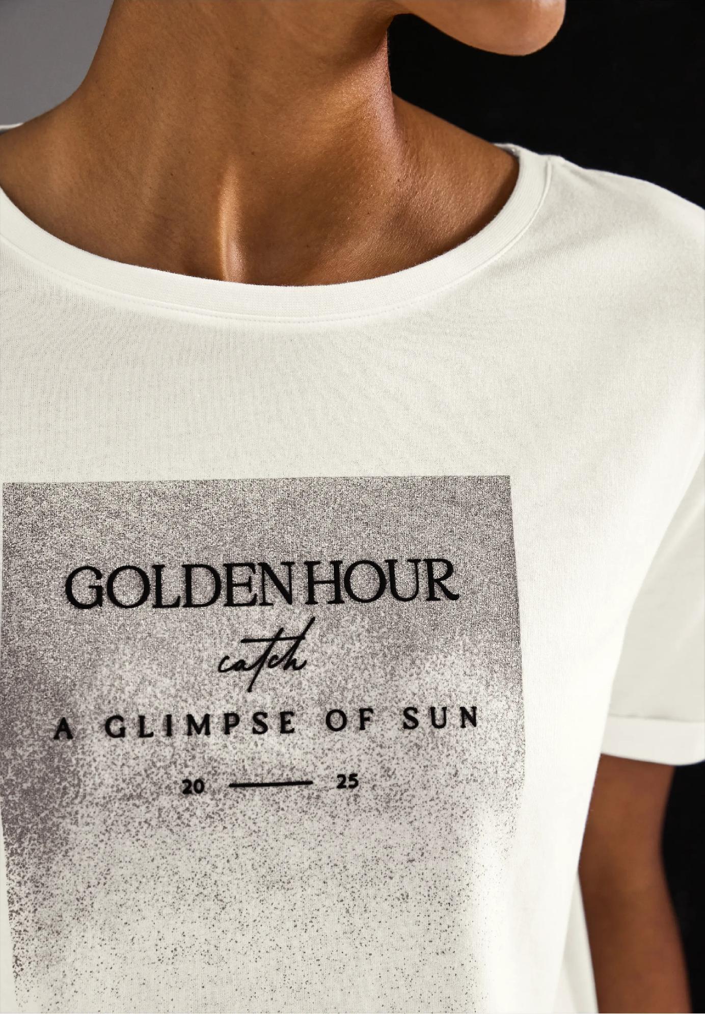 Street One tričko s trblietavou potlačou, smo