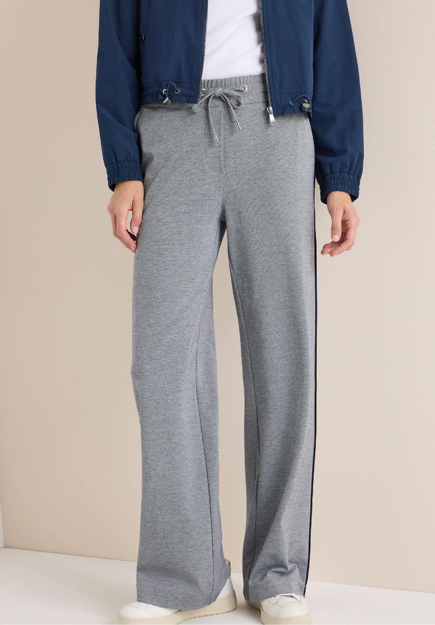 CECIL nohavice s pruhmi NEELE, mod