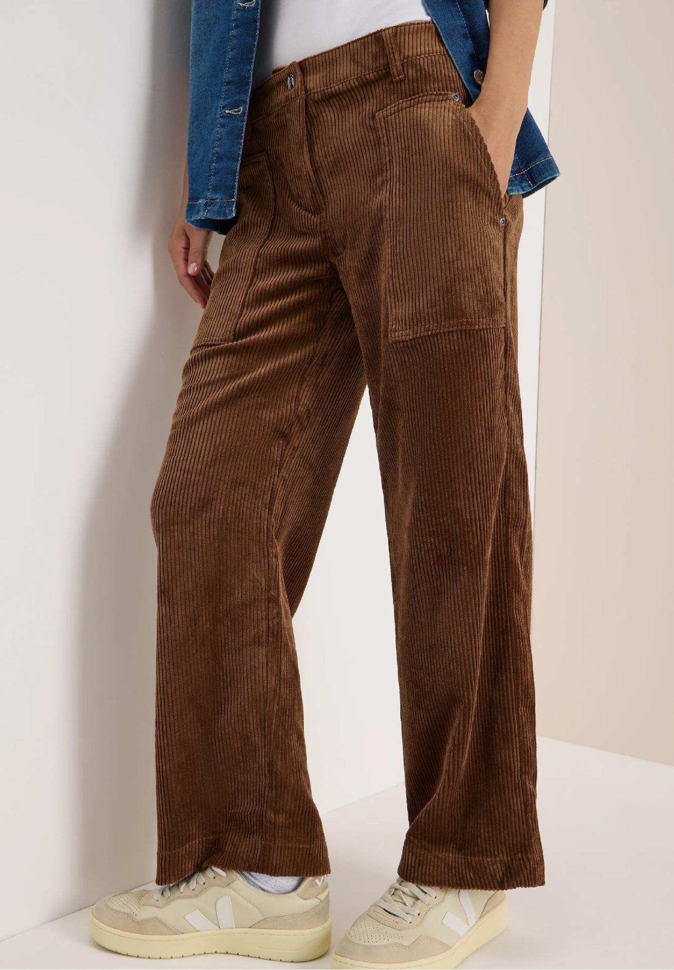 CECIL široké manšestrové nohavice NEELE