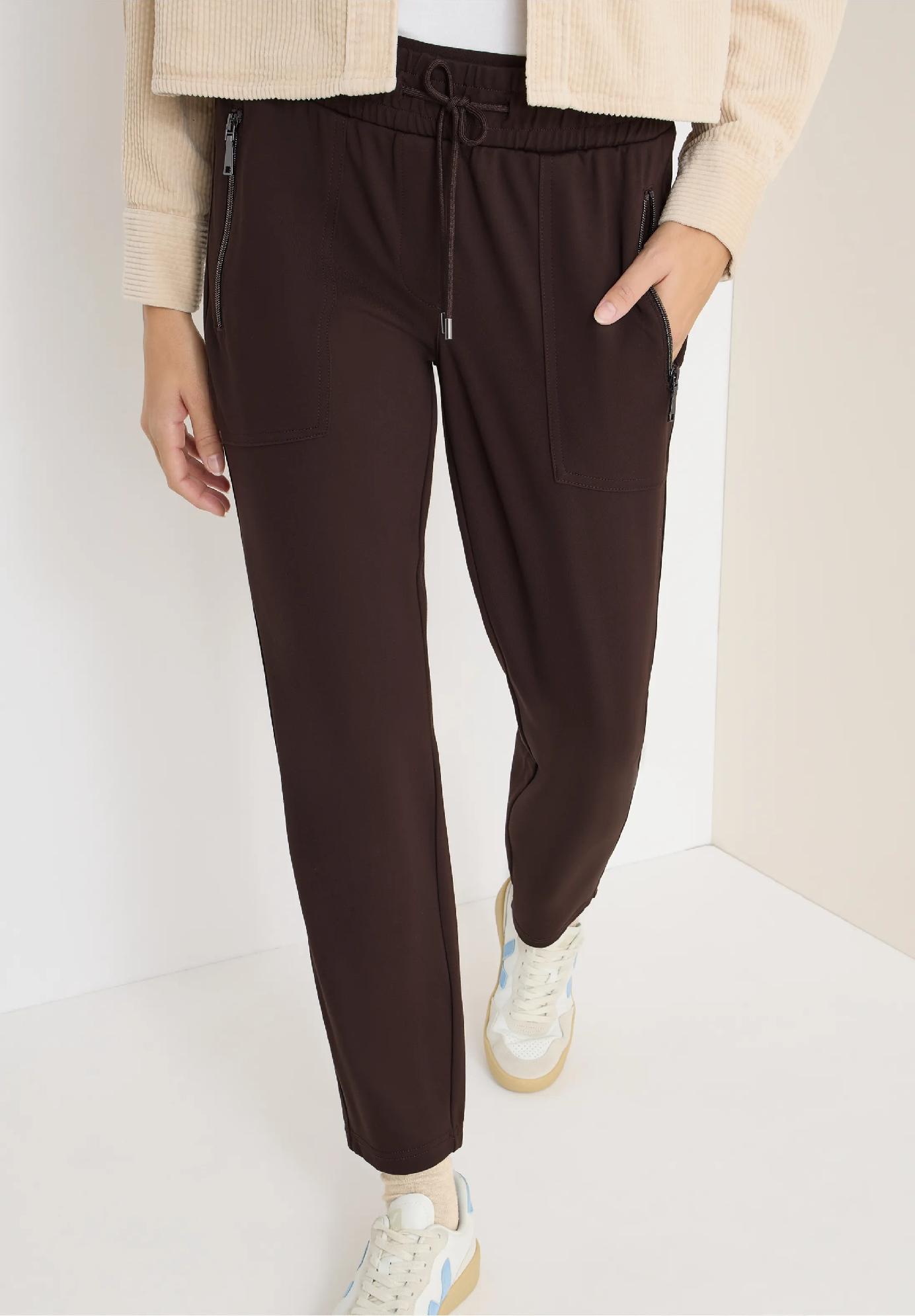 CECIL TRACEY nohavice ležérneho strihu, hne