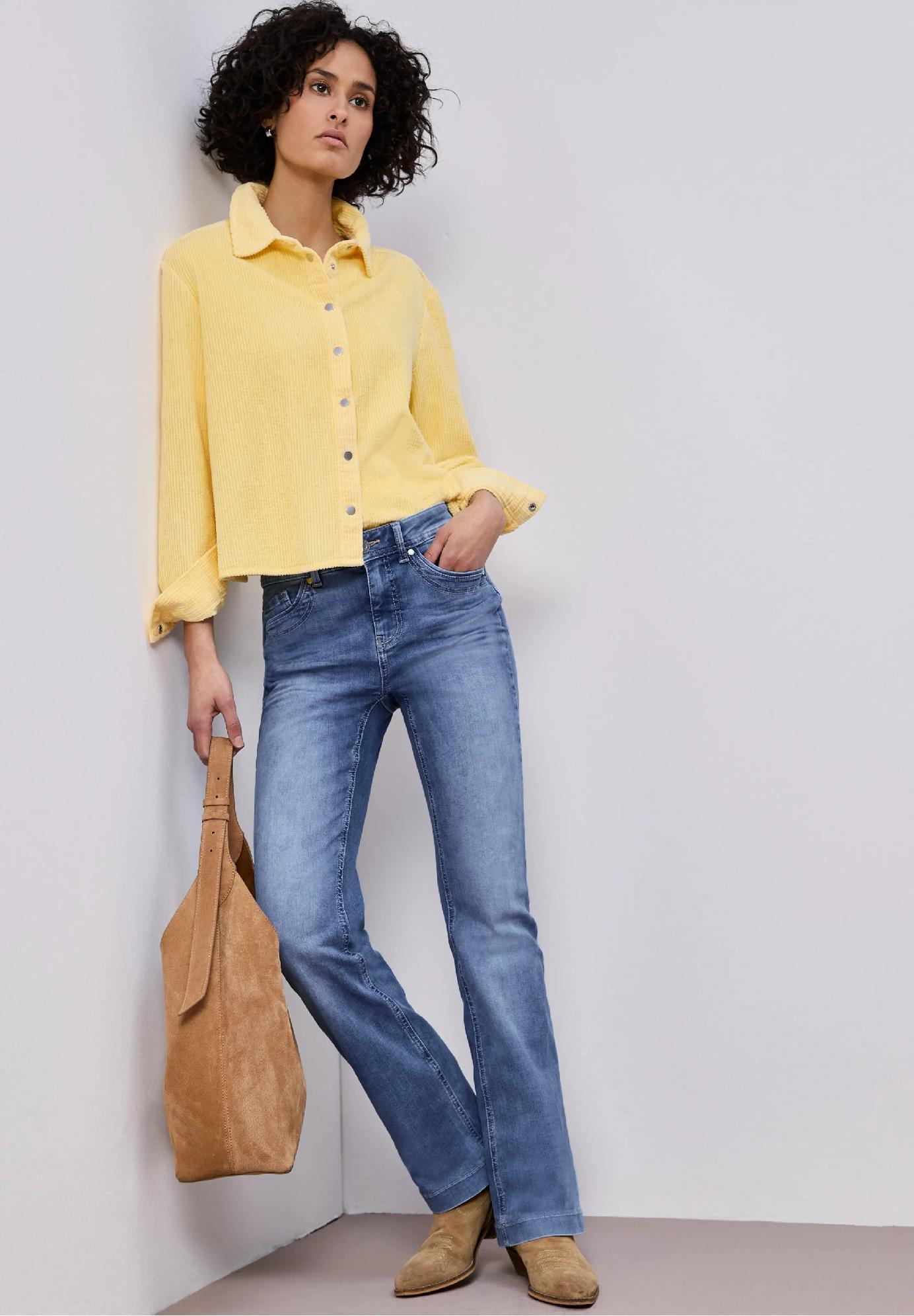 Street One džínsy bootcut BLAIRE