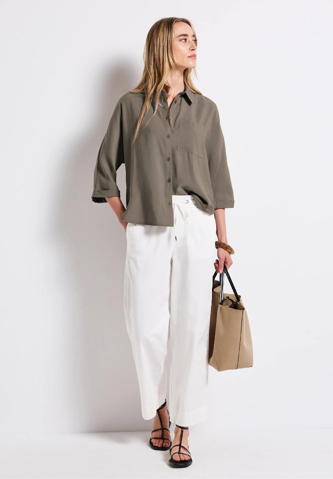 Street One košeľová blúzka Dolman, hne