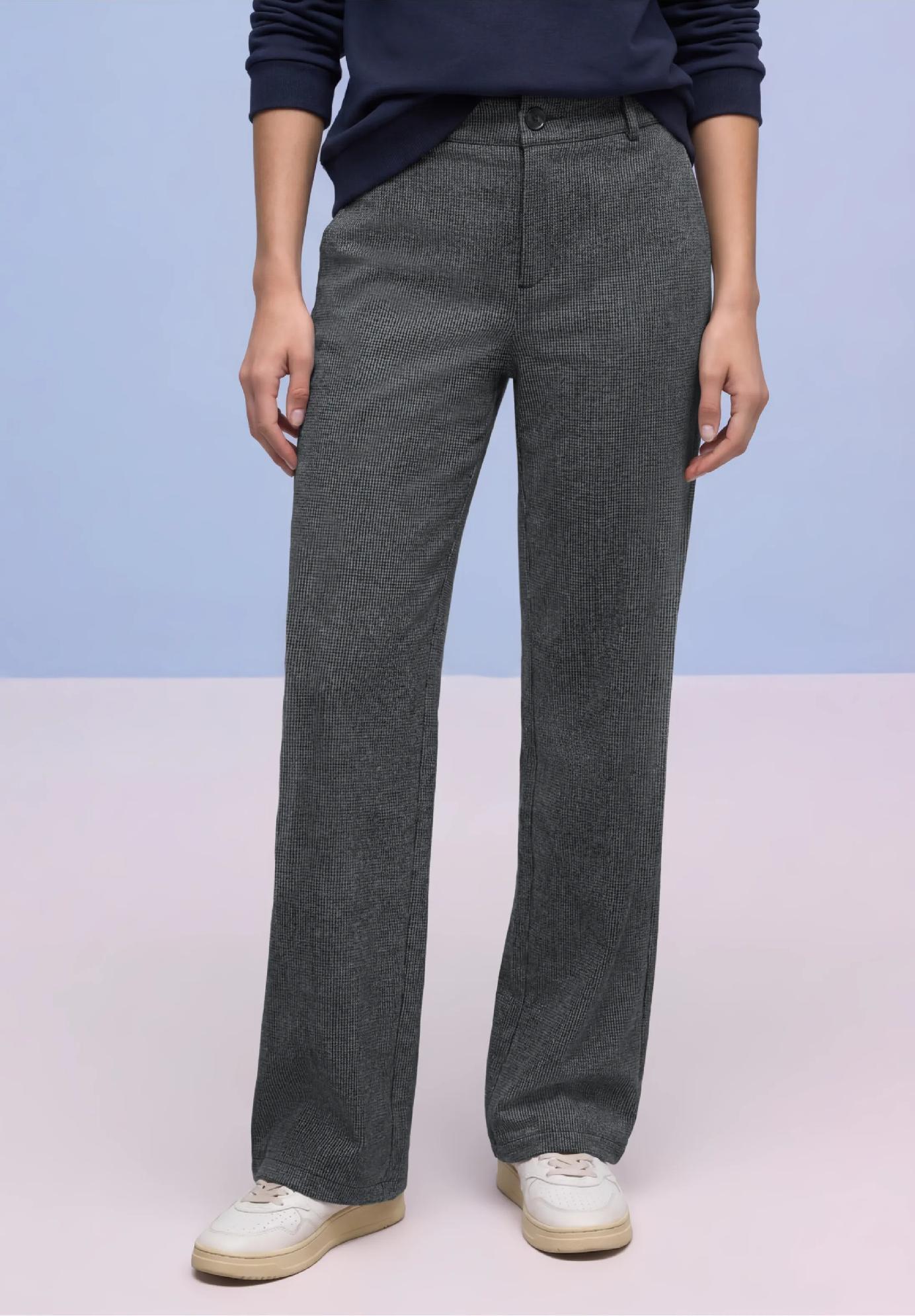 Street One nohavice rovného strihu, modr