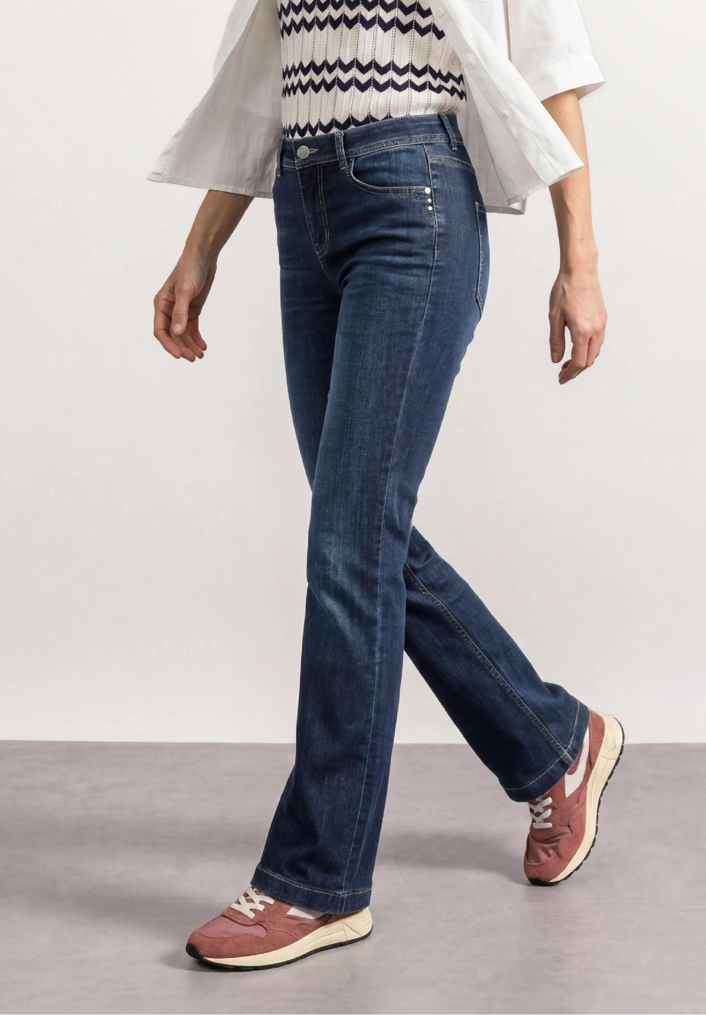 Street One džínsy Bootcut s vysokým pásom v úzkom strihu, BLAIRE