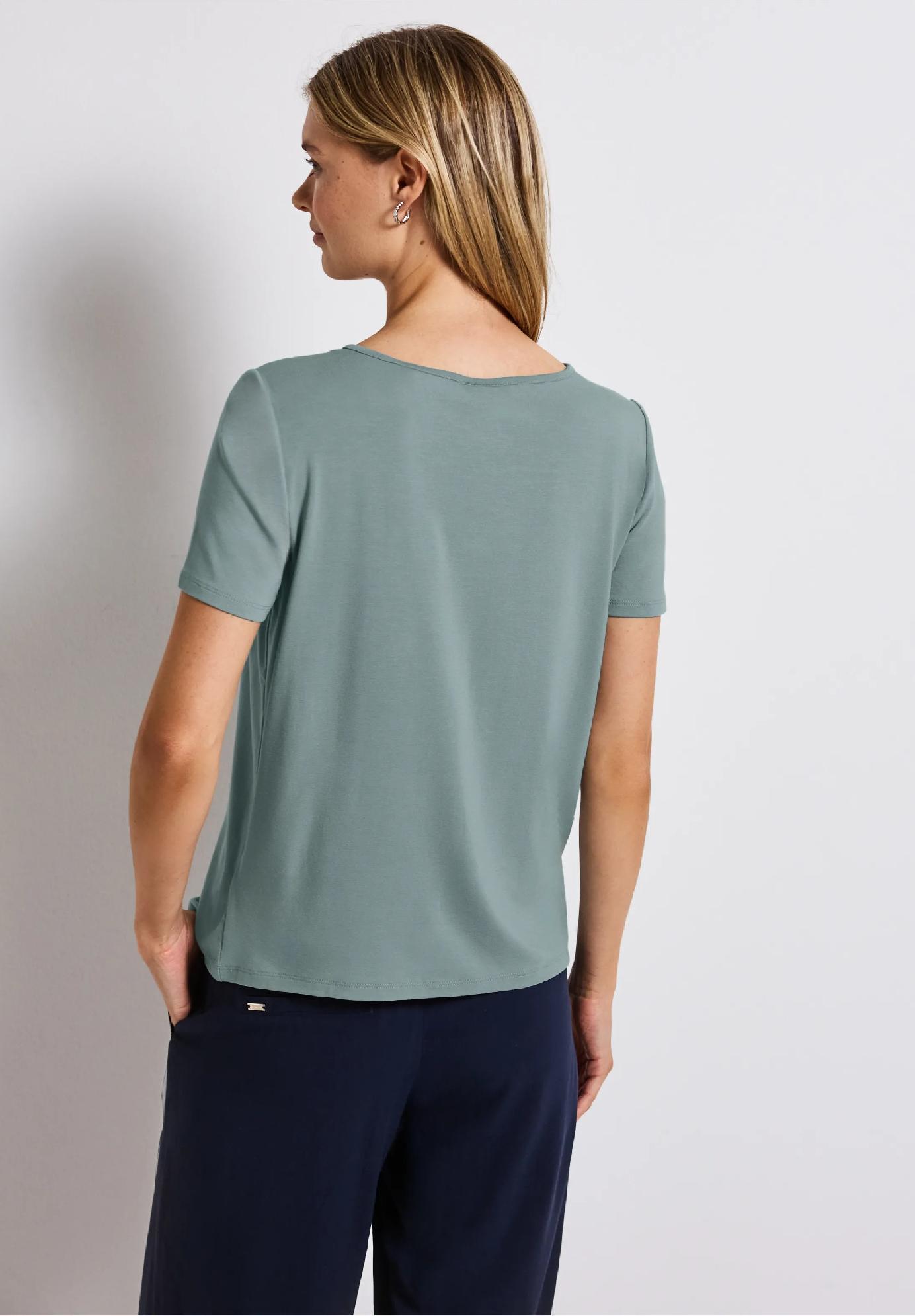 Street One džersejové tričko s výstrihom