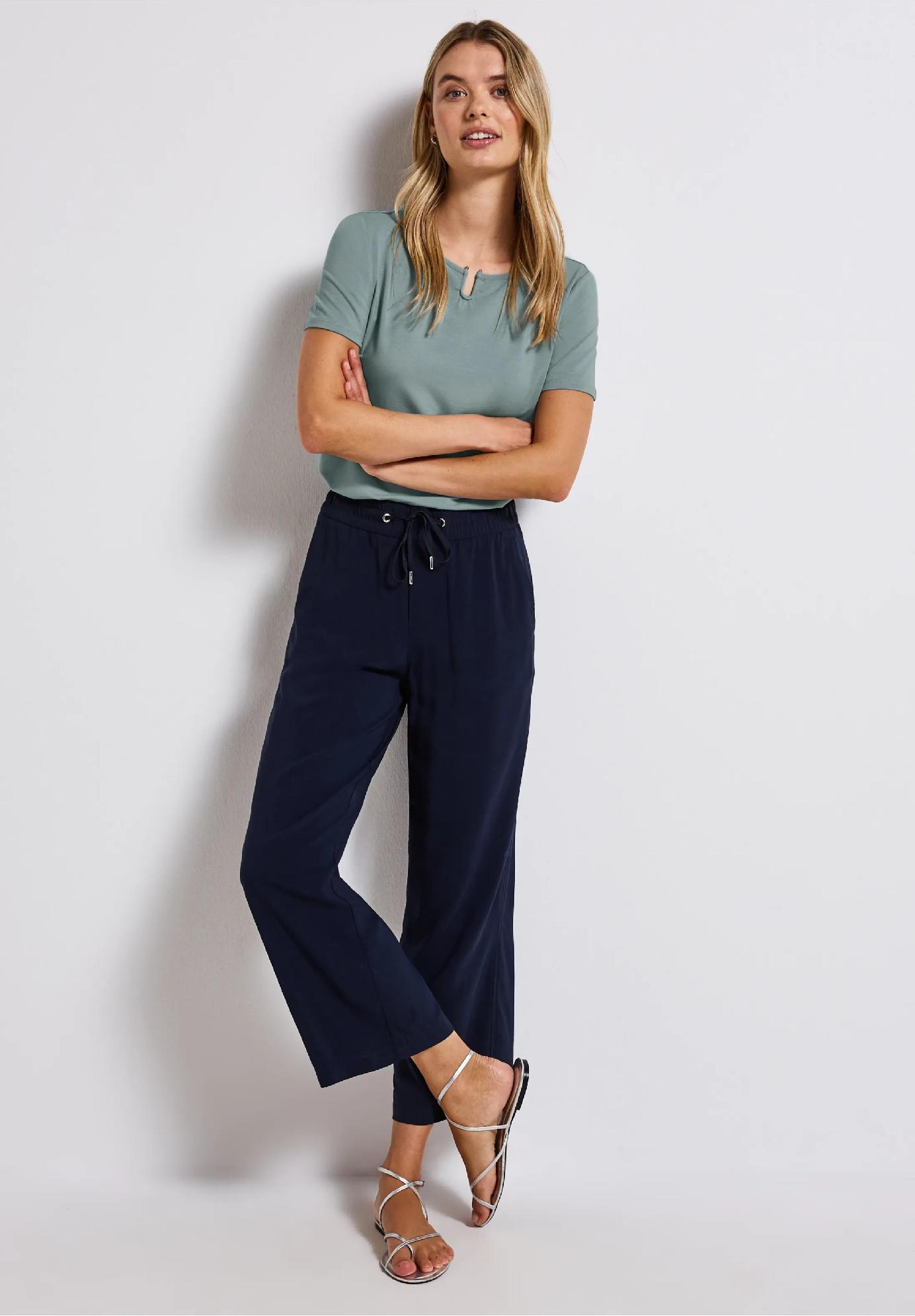 Street One džersejové tričko s výstrihom