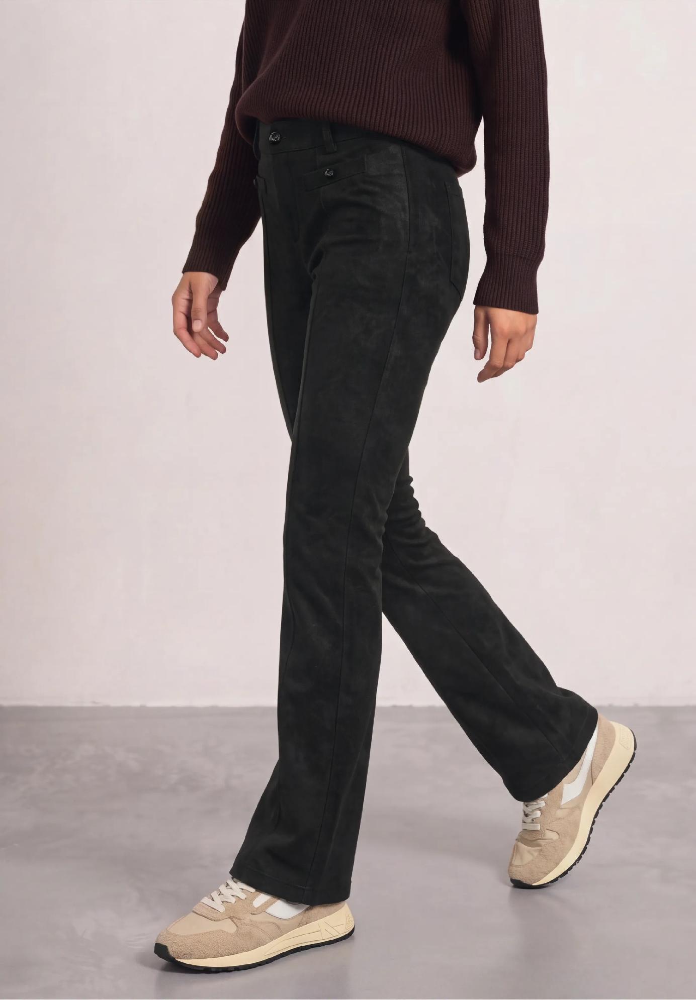 Street One nohavice s vysokým pásom a úzkym strihom, bootcut, BONNY