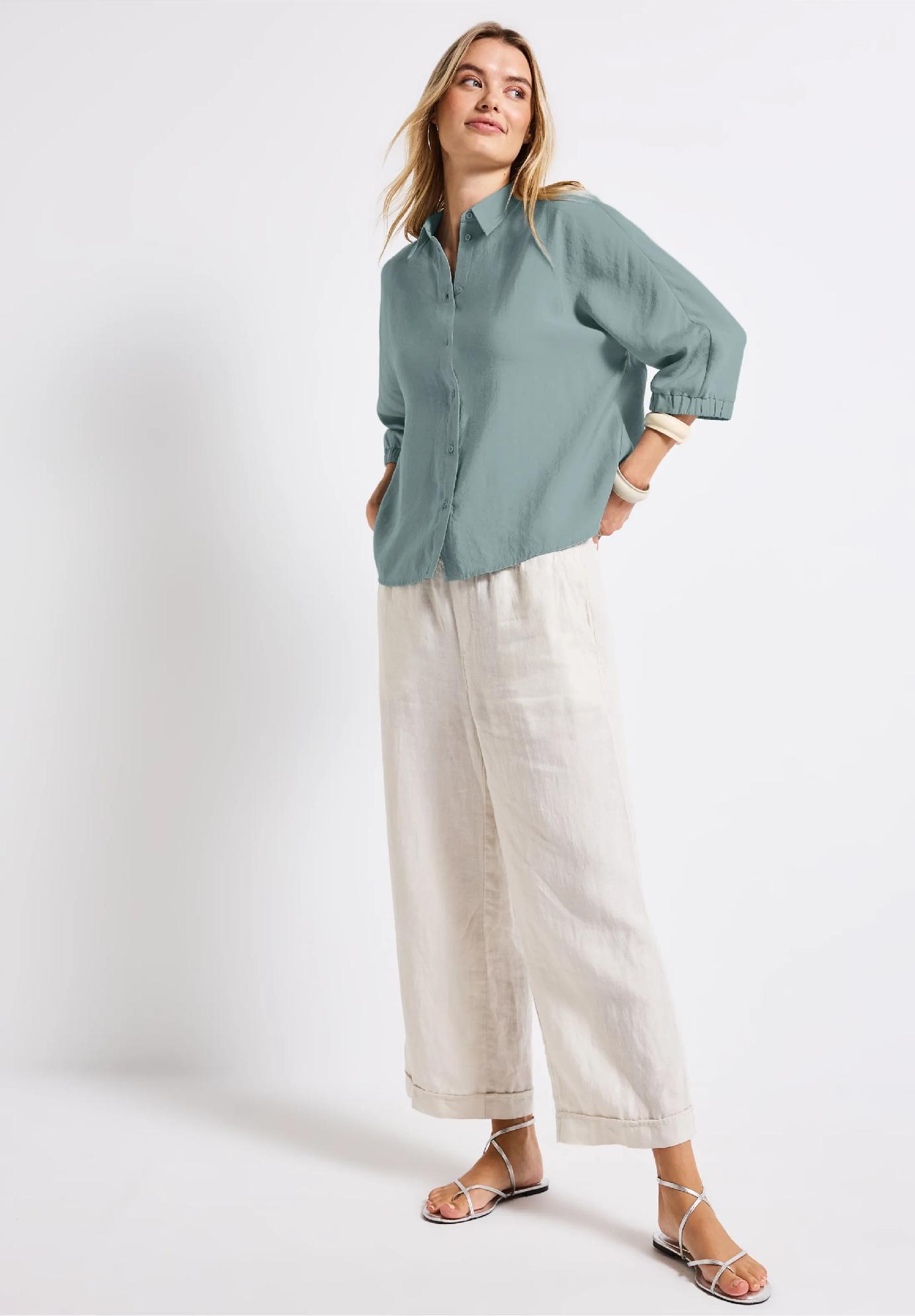 Street One košeľová blúzka Dolman, mod