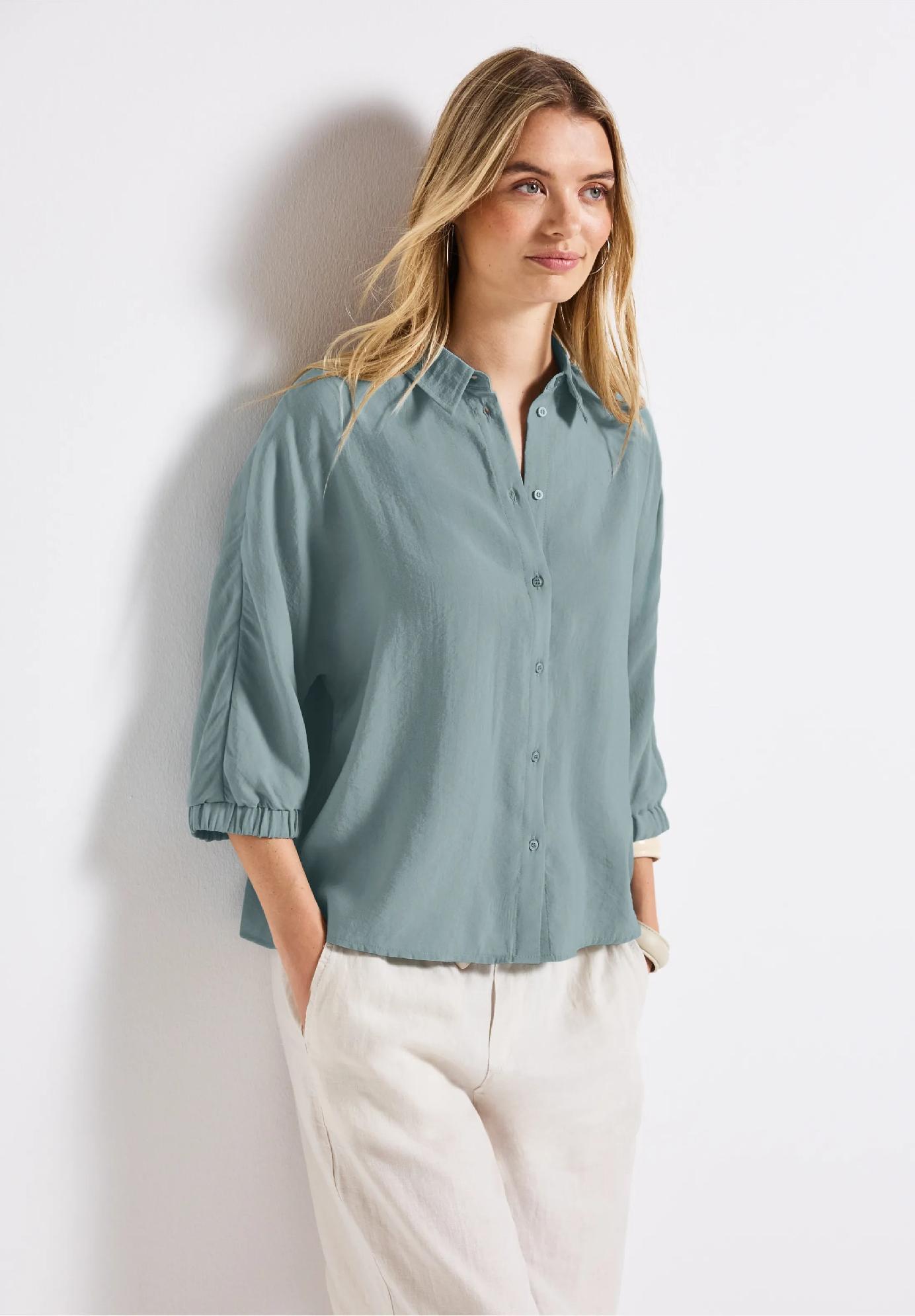 Street One košeľová blúzka Dolman, mod