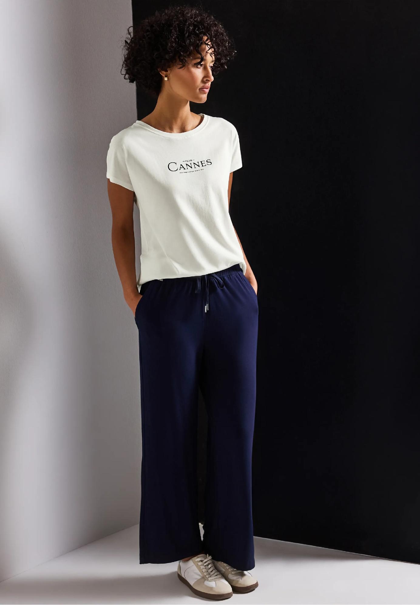 Street One tričko s fóliovým nápisom, smo