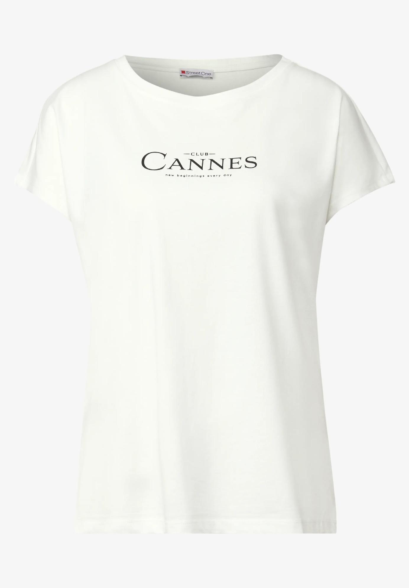 Street One tričko s fóliovým nápisom, smo