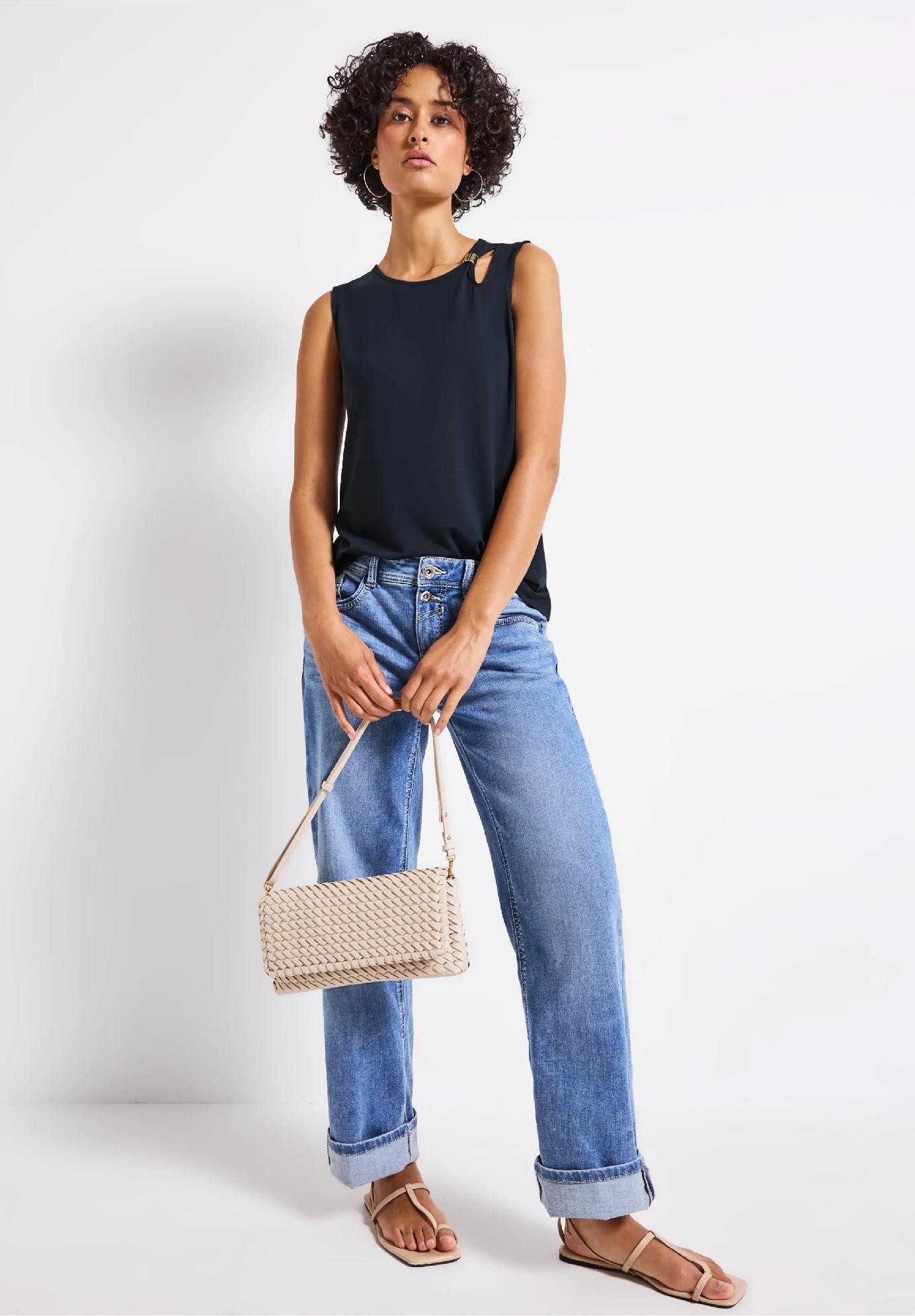 Street One top s výstrihom, tm m